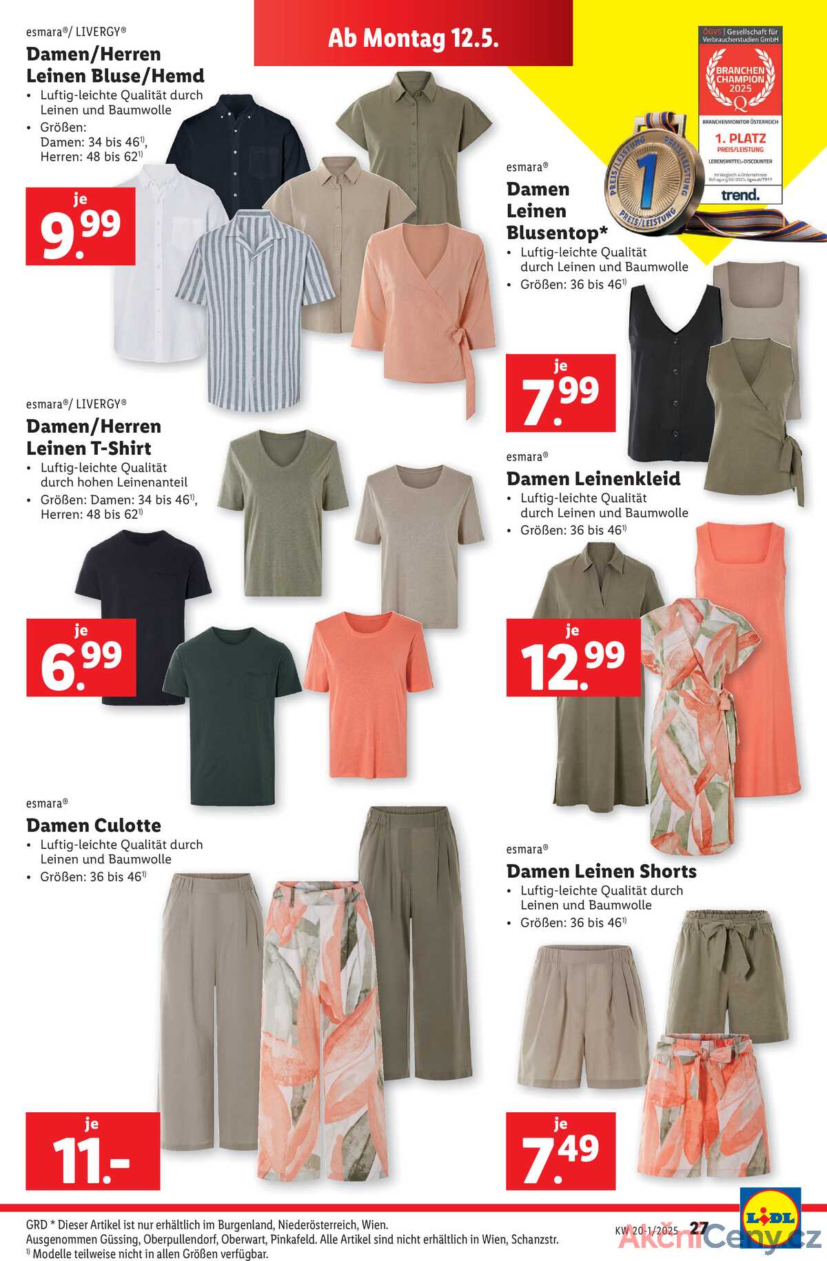 Leták Lidl Rakousko 8.5.-14.5.2025 strana 31