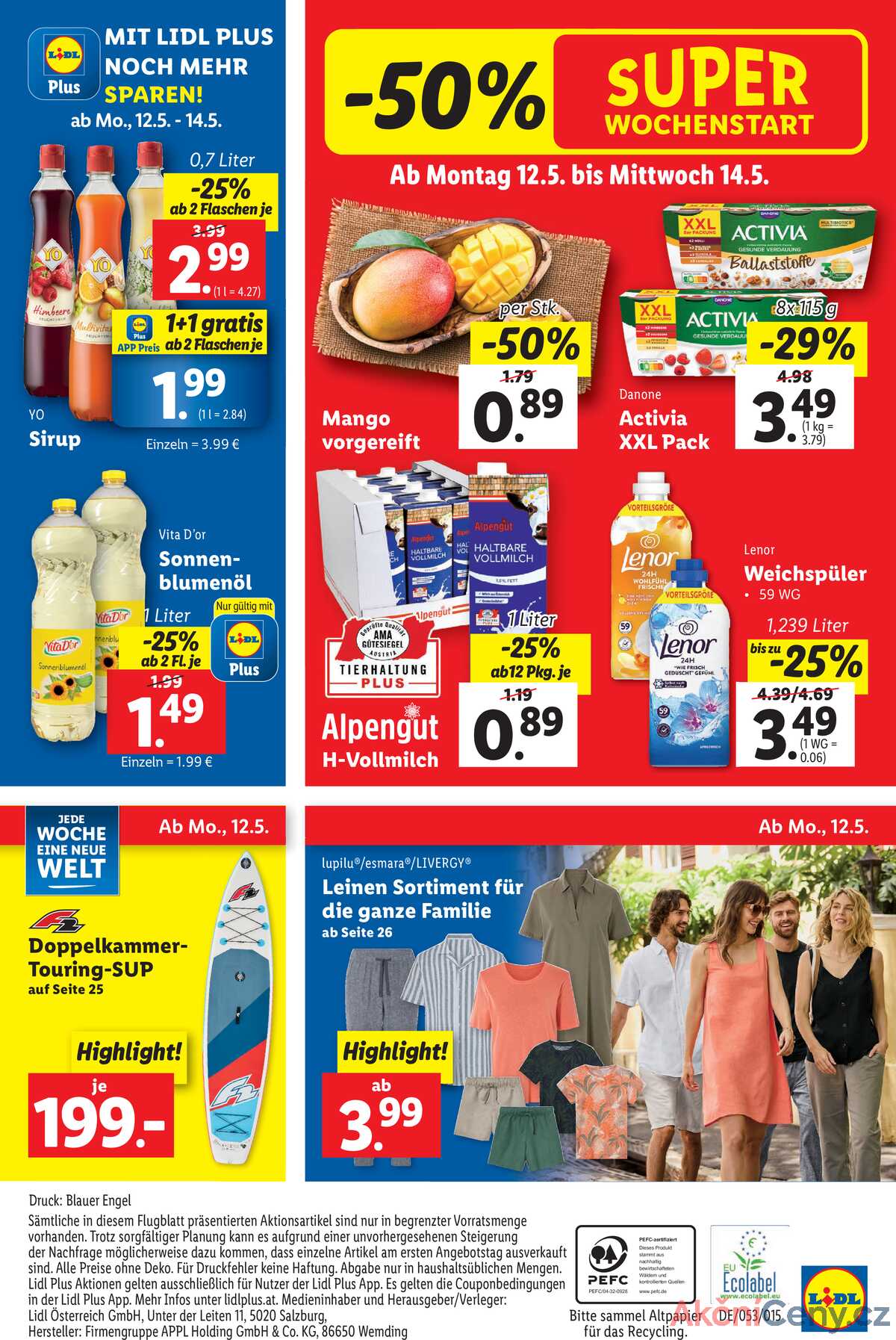 Leták Lidl Rakousko 8.5.-14.5.2025 strana 44