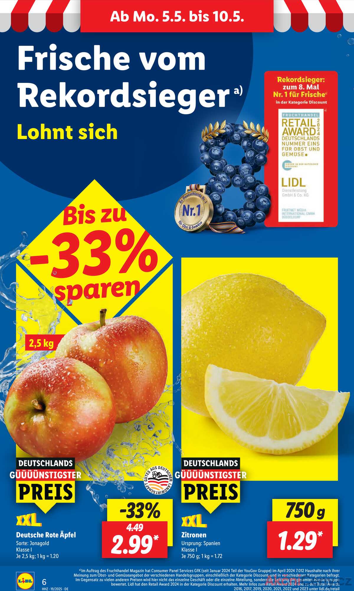 Leták Lidl Německo 5.5.-10.5.2025 strana 6