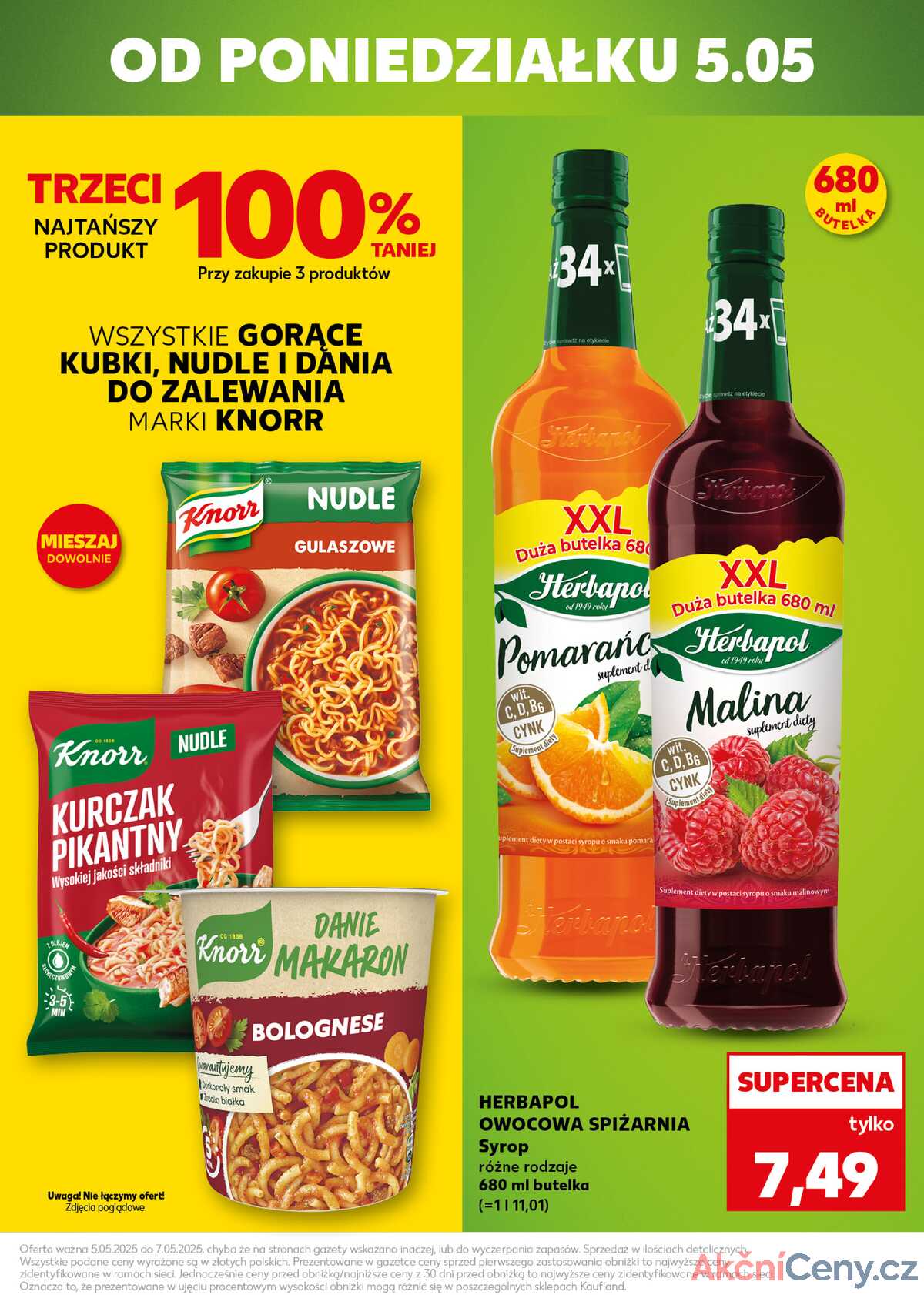 Leták Kaufland Polsko 5.5.-7.5.2025 - Silný start strana 3