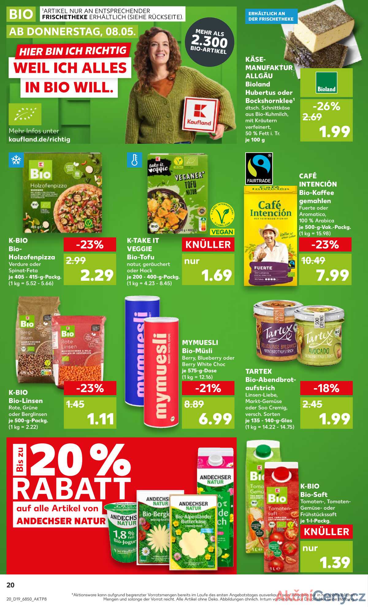 Leták Kaufland Německo 8.5.-14.5.2025 strana 20