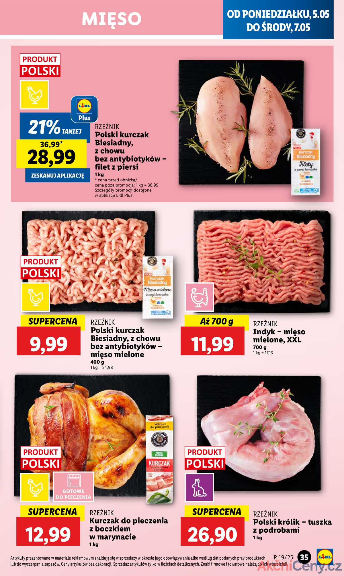 Leták Lidl Polsko 5.5.-7.5.2025 strana 39