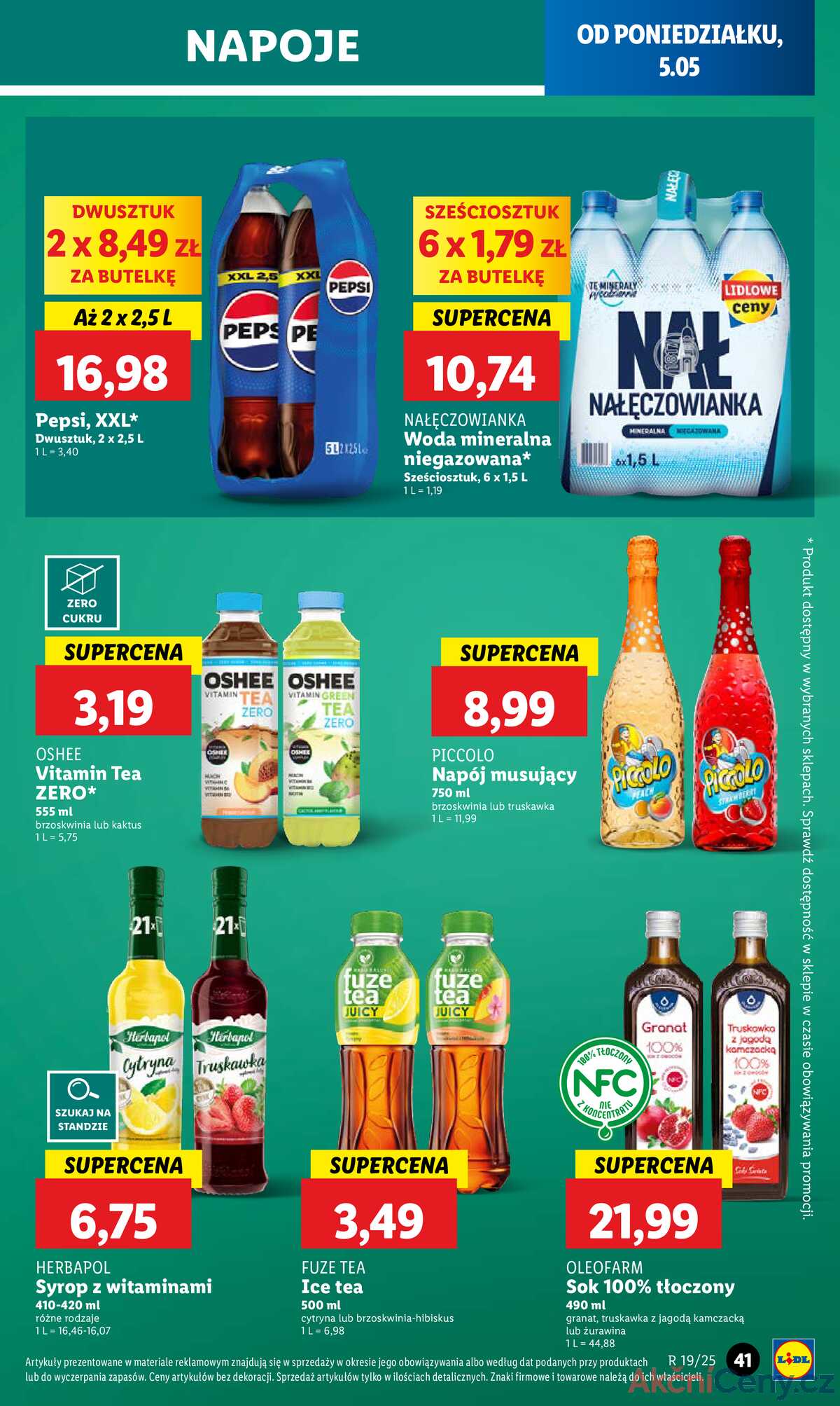 Leták Lidl Polsko 5.5.-7.5.2025 strana 47
