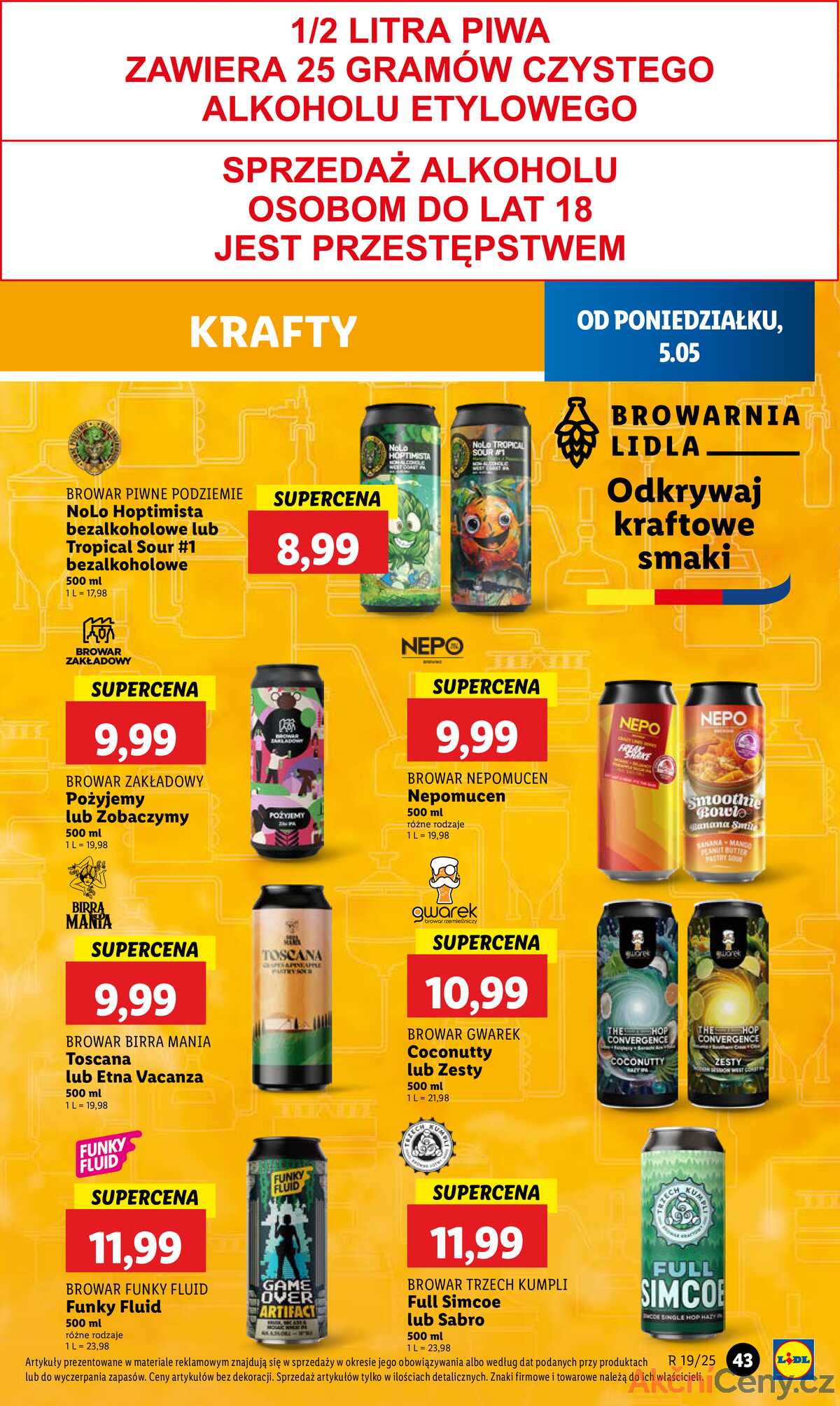 Leták Lidl Polsko 5.5.-7.5.2025 strana 49