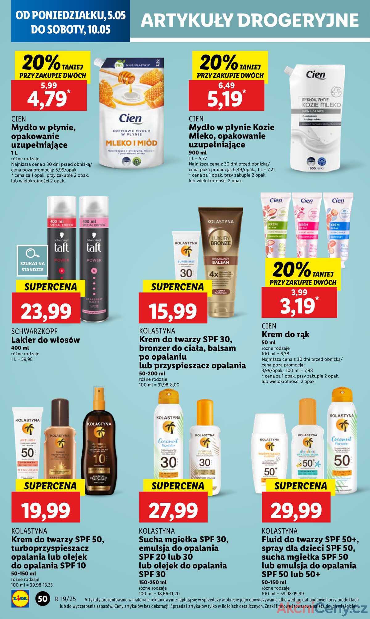 Leták Lidl Polsko 5.5.-7.5.2025 strana 58
