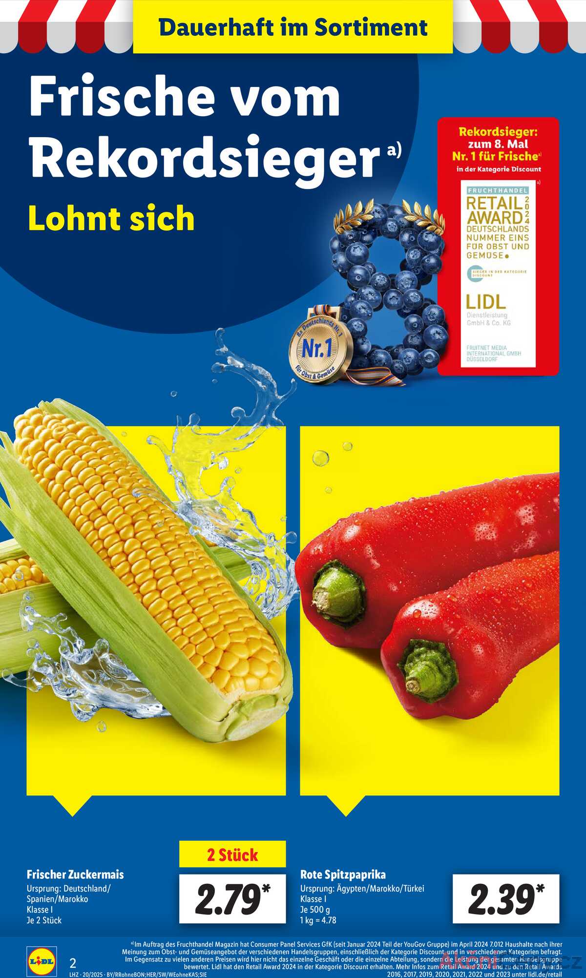 Leták Lidl Německo 12.5.-17.5.2025 strana 2