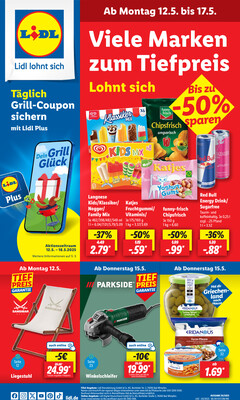 Leták Lidl Německo 12.5.-17.5.2025