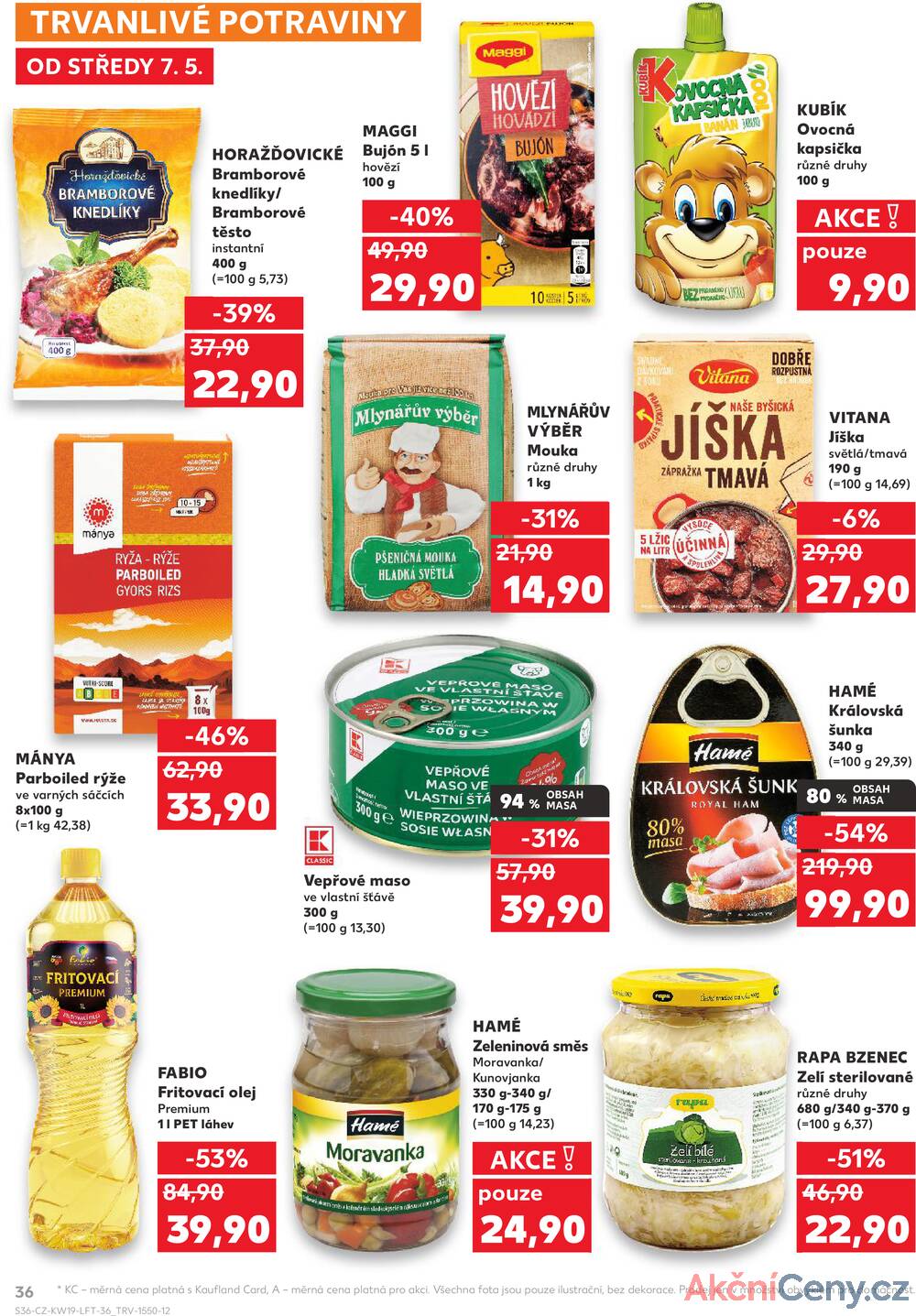 Leták Kaufland - Kaufland 7.5. - 13.5. - Kaufland - Tábor - strana 36