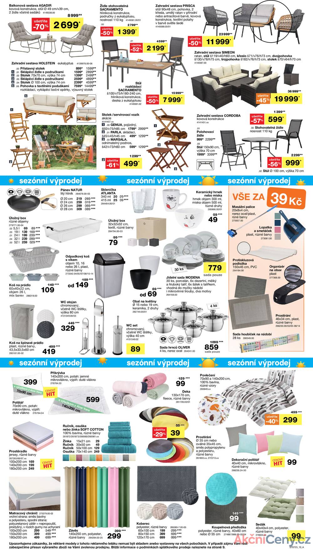 Leták SCONTO Nábytek - Sconto nábytek od 14.5. do 17.6.2025 - strana 10 Leták SCONTO Nábytek - Sconto nábytek od 14.5. do 17.6.2025 - strana 10