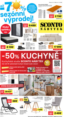 SCONTO nábytek letáky