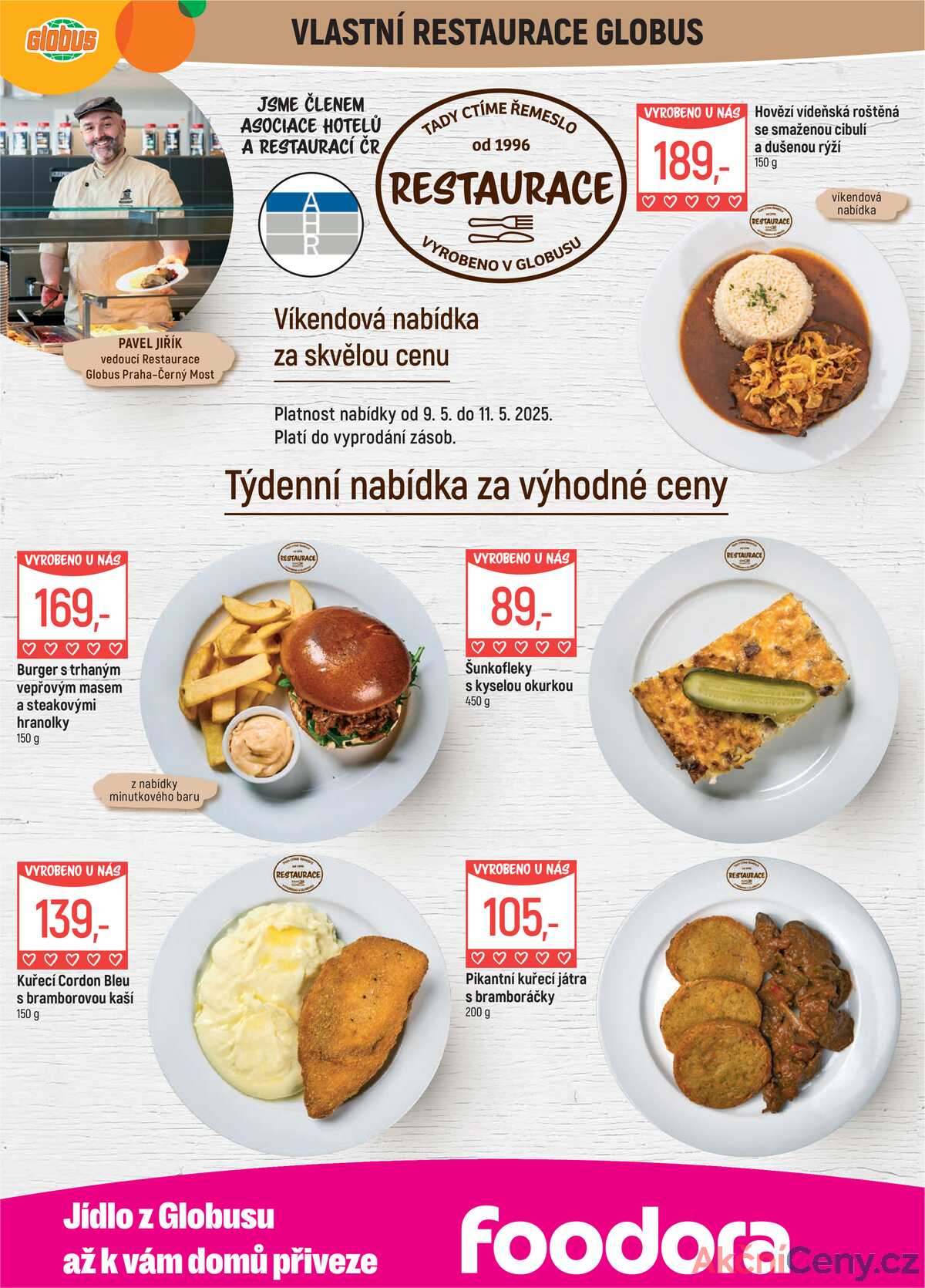 Akční leták Globus 7.5. - 13.5.2025 - Globus Praha - Centrum Černý Most strana 6