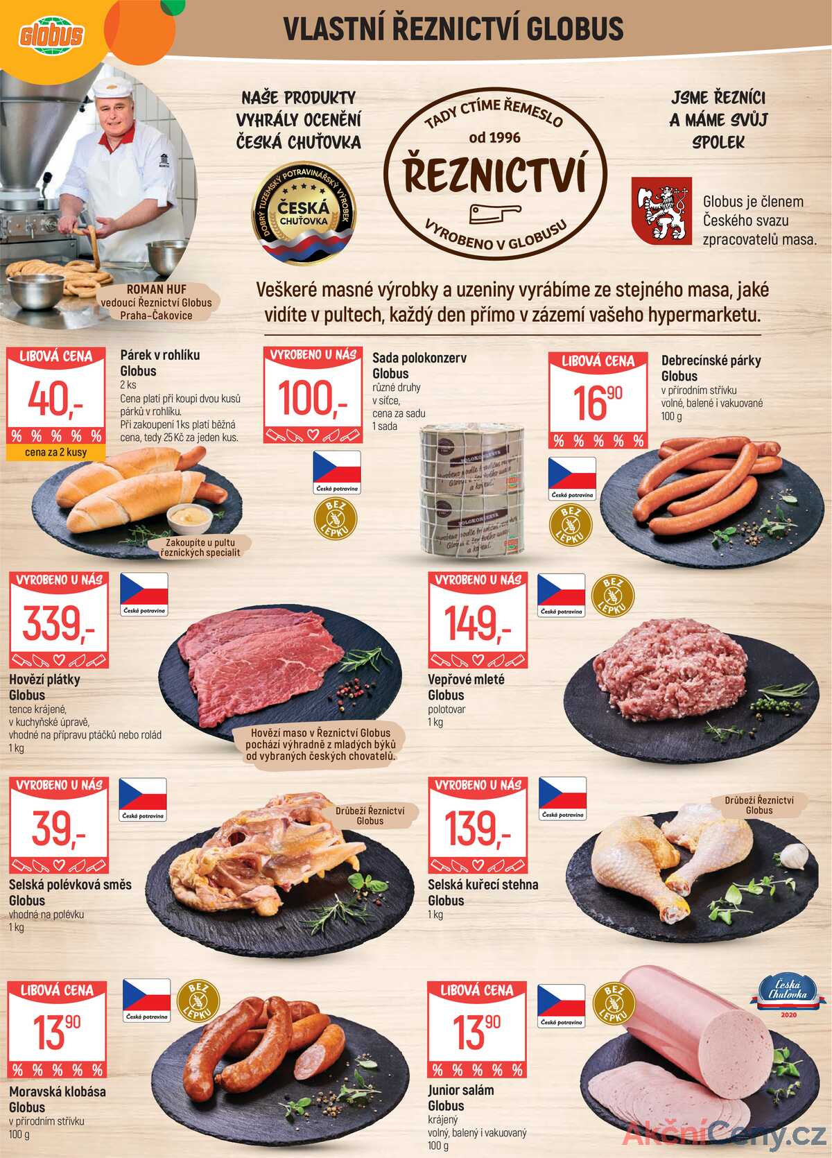 Akční leták Globus 7.5. - 13.5.2025 - Globus Praha - Čakovice strana 4