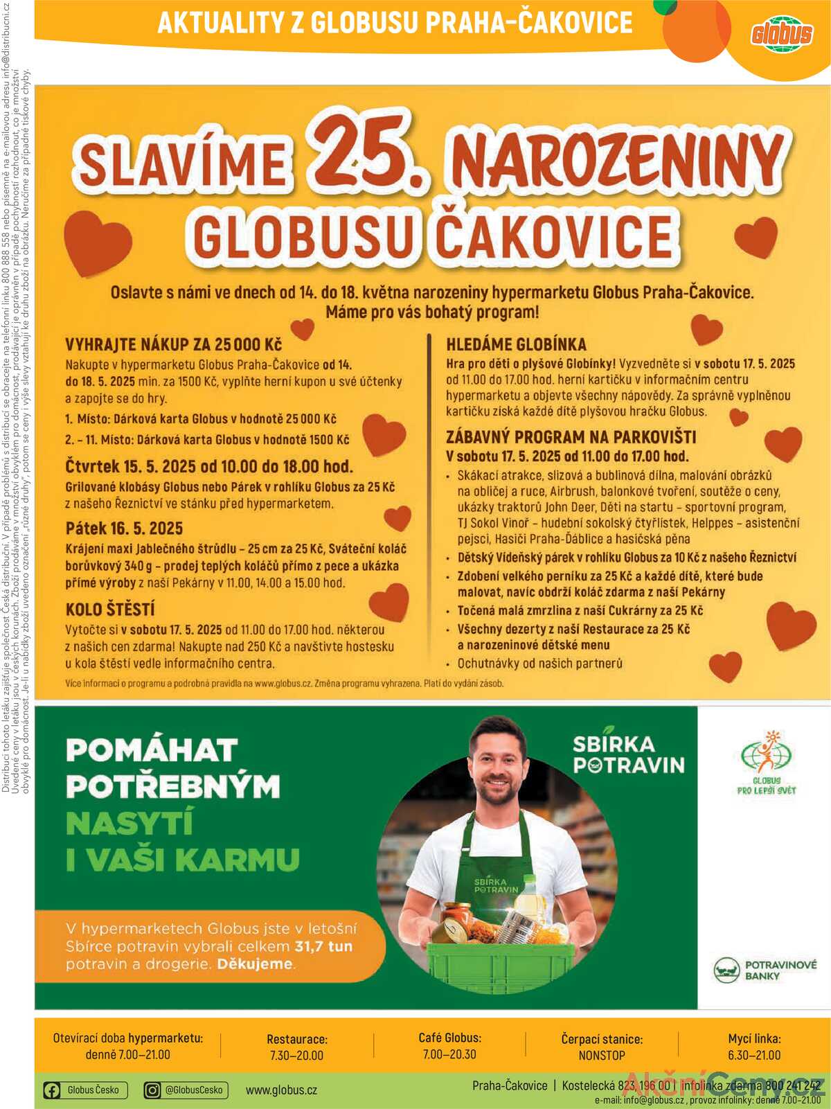 Akční leták Globus 7.5. - 13.5.2025 - Globus Praha - Čakovice strana 29