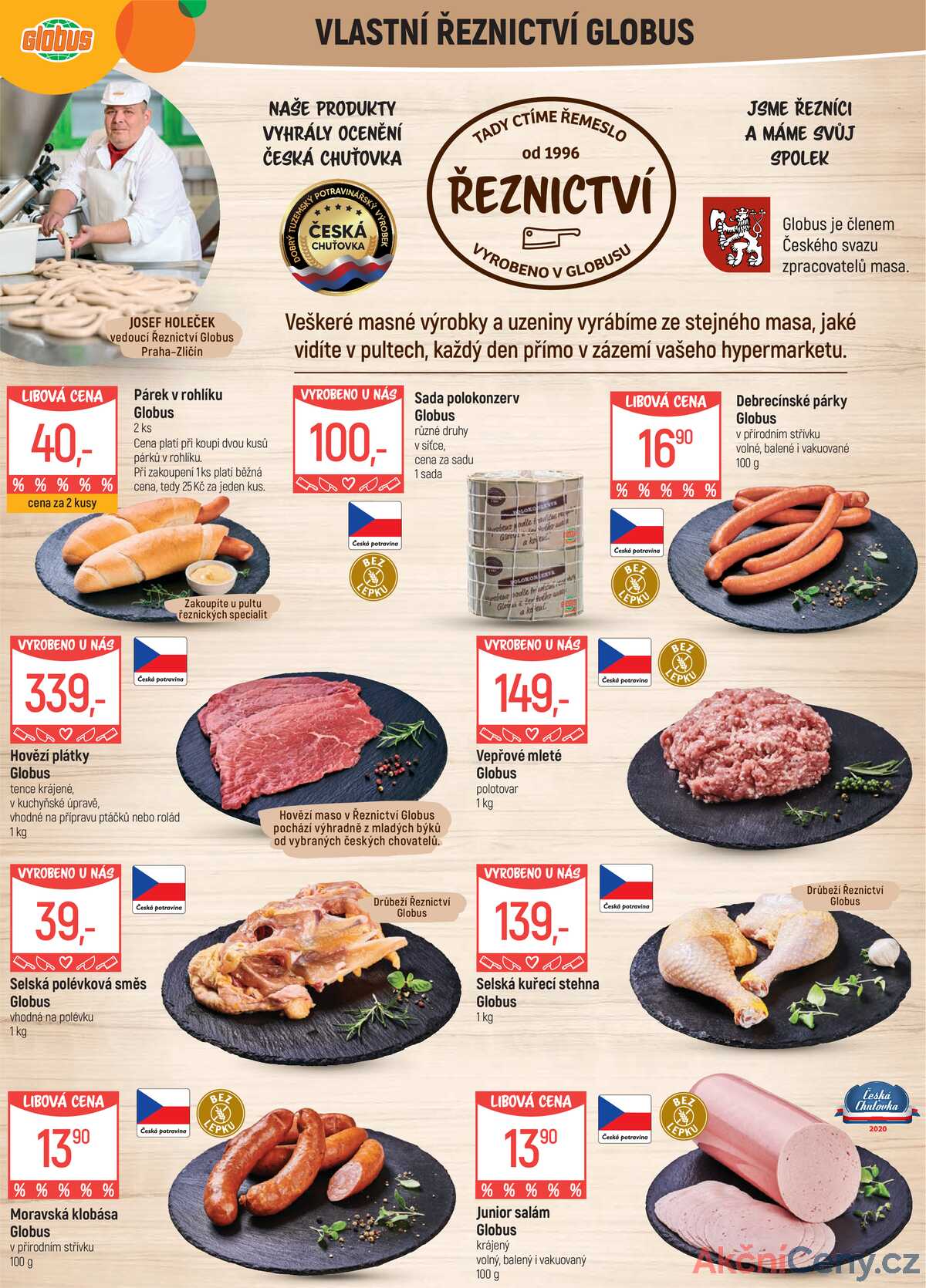 Akční leták Globus 7.5. - 13.5.2025 - Globus Praha - Zličín strana 4