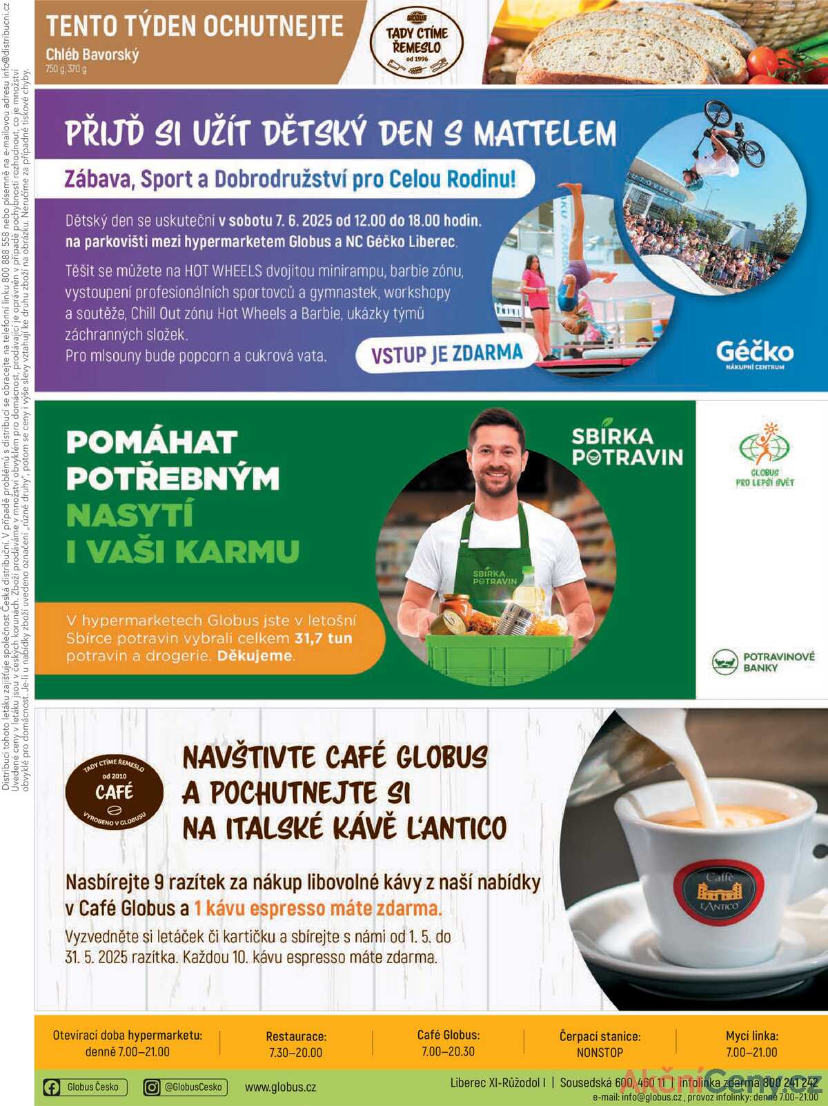 Akční leták Globus 7.5. - 13.5.2025 - Globus Liberec strana 29