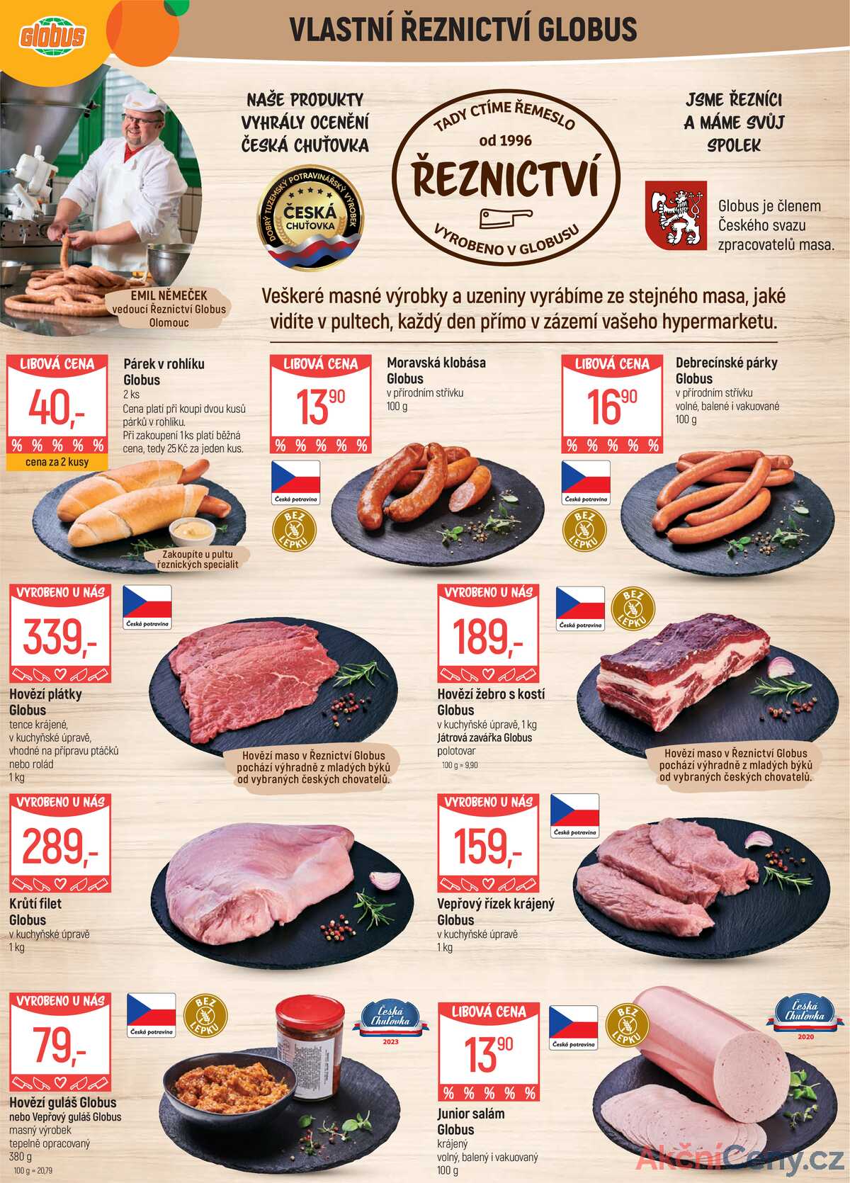 Akční leták Globus 7.5. - 13.5.2025 - Globus Olomouc strana 4
