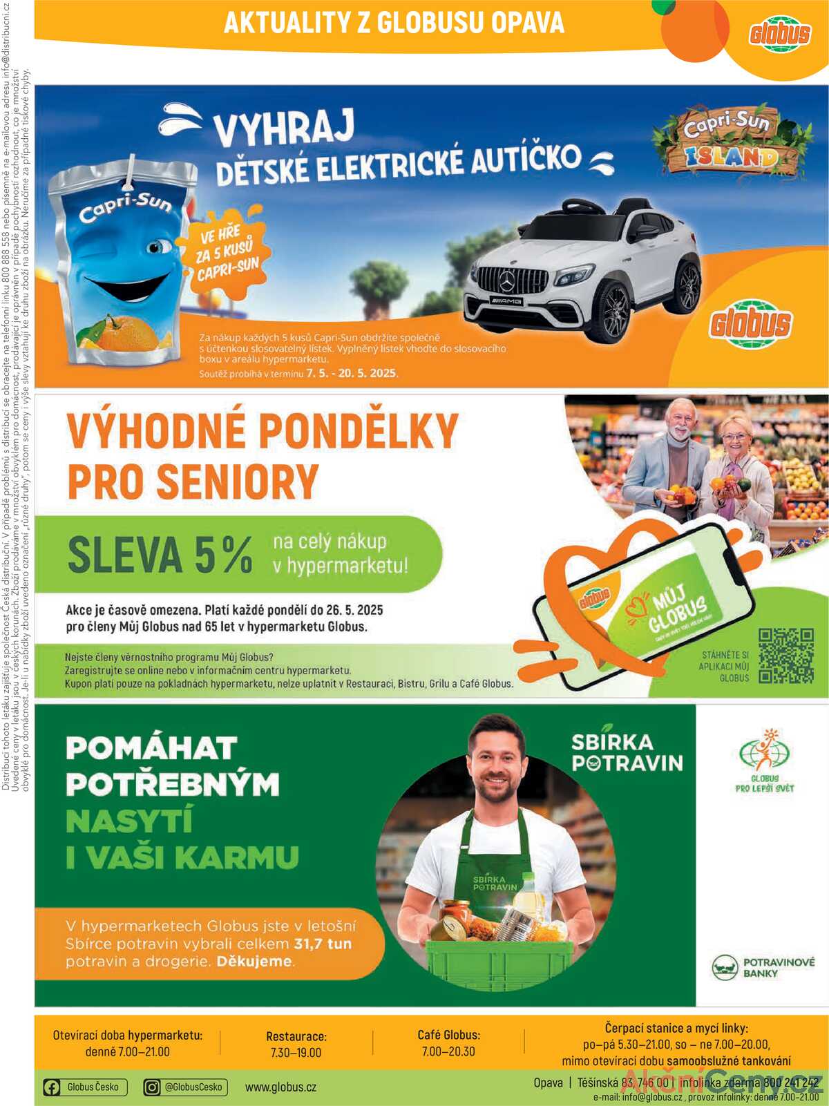 Akční leták Globus 7.5. - 13.5.2025 - Globus Opava strana 29