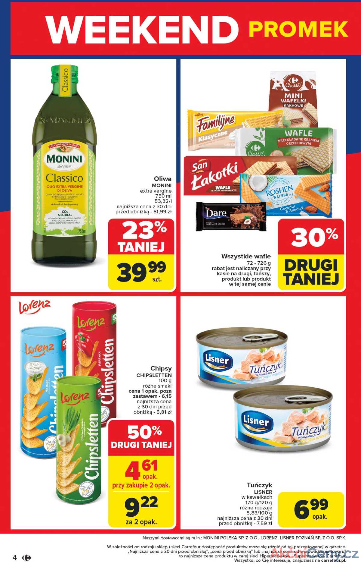 Leták Carrefour Polsko 8.5.-10.5.2025 - Víkendové promo akce od čtvrtka strana 4