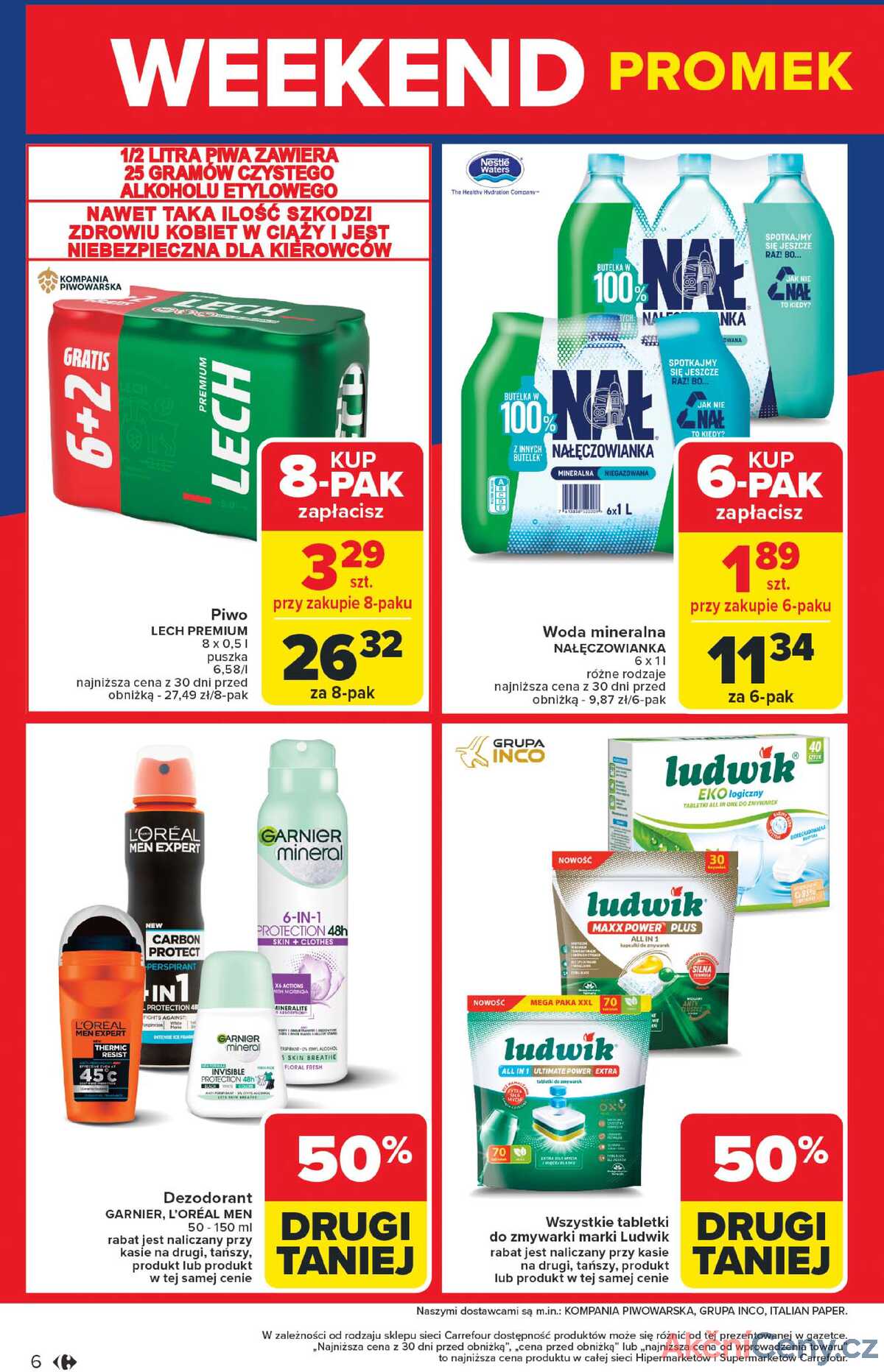 Leták Carrefour Polsko 8.5.-10.5.2025 - Víkendové promo akce od čtvrtka strana 6