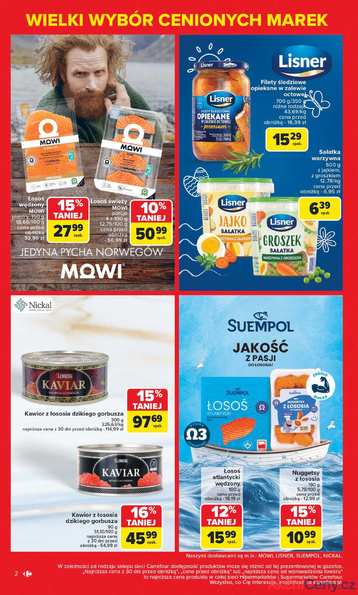 Leták Carrefour Polsko 5.5.-17.5.2025 - Známé značky, výhodné ceny strana 2