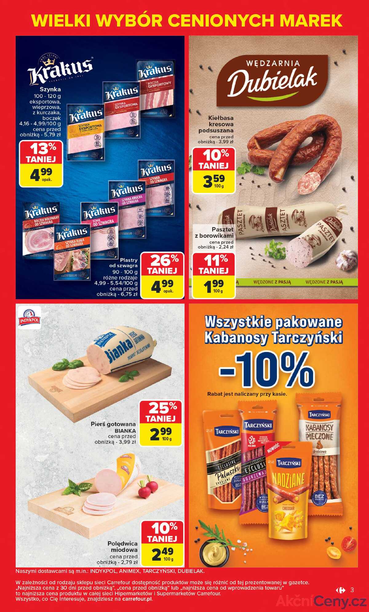Leták Carrefour Polsko 5.5.-17.5.2025 - Známé značky, výhodné ceny strana 3