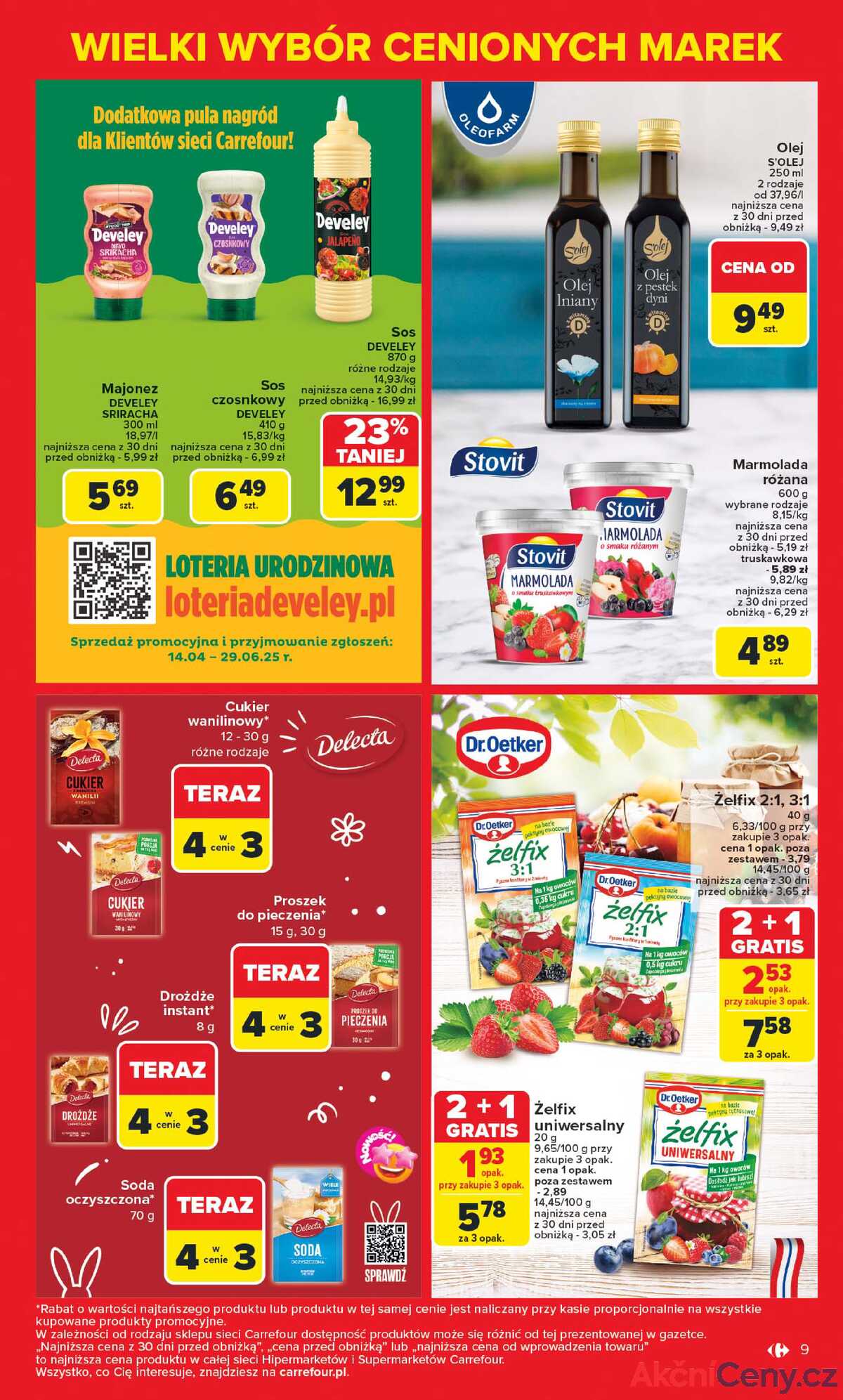 Leták Carrefour Polsko 5.5.-17.5.2025 - Známé značky, výhodné ceny strana 9