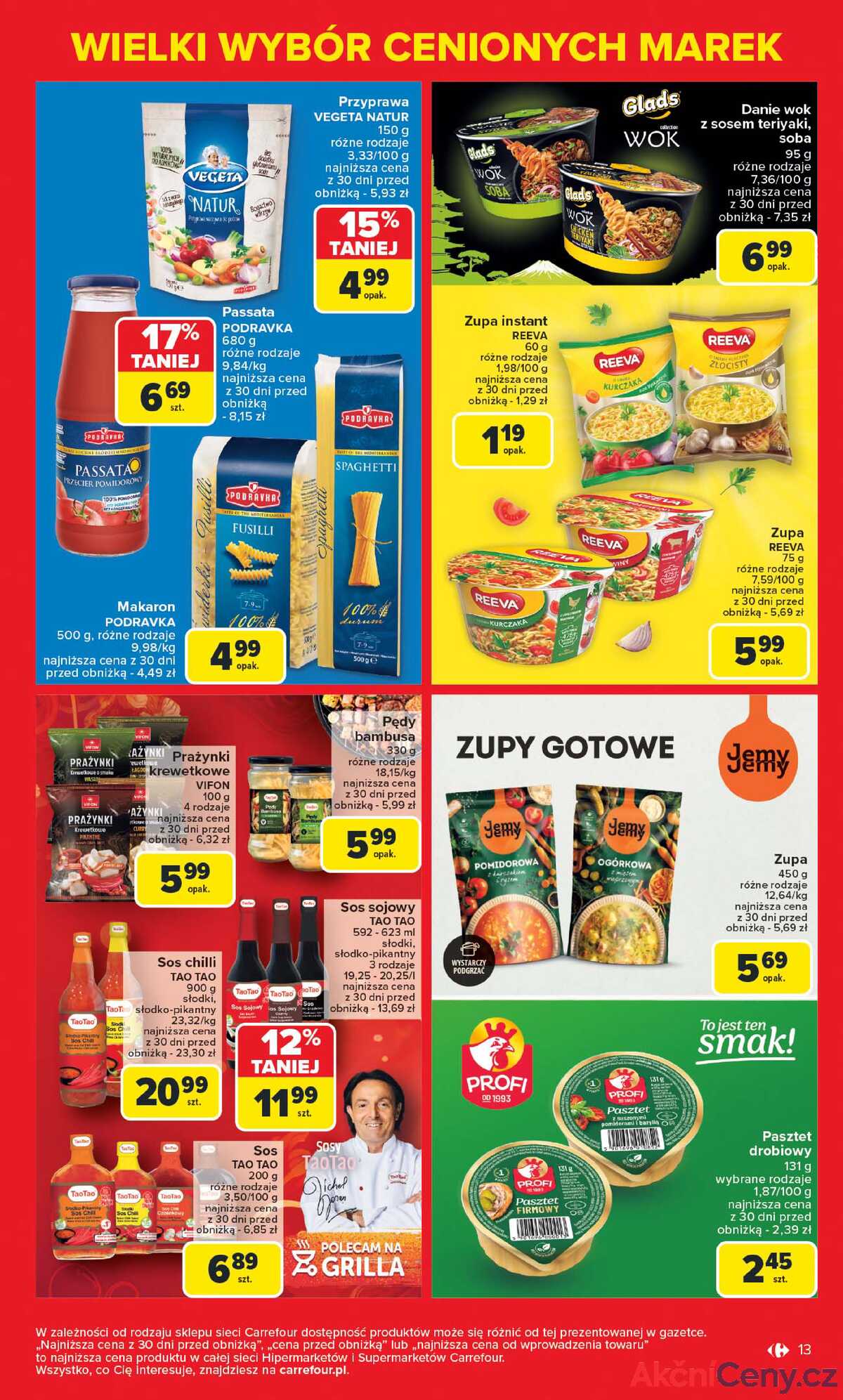 Leták Carrefour Polsko 5.5.-17.5.2025 - Známé značky, výhodné ceny strana 13