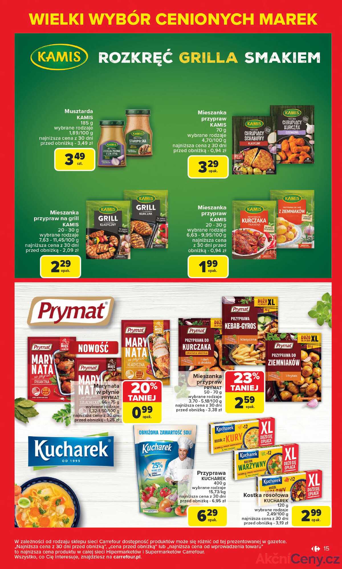 Leták Carrefour Polsko 5.5.-17.5.2025 - Známé značky, výhodné ceny strana 15