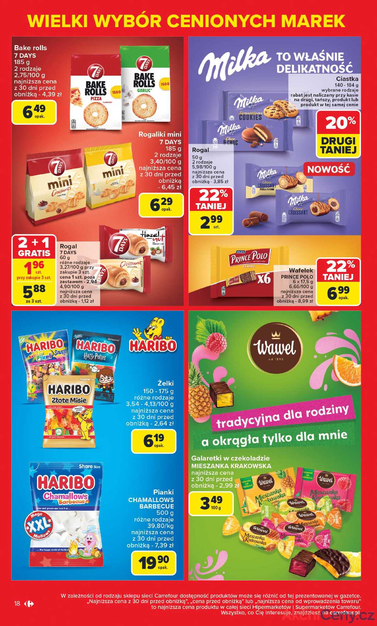 Leták Carrefour Polsko 5.5.-17.5.2025 - Známé značky, výhodné ceny strana 18