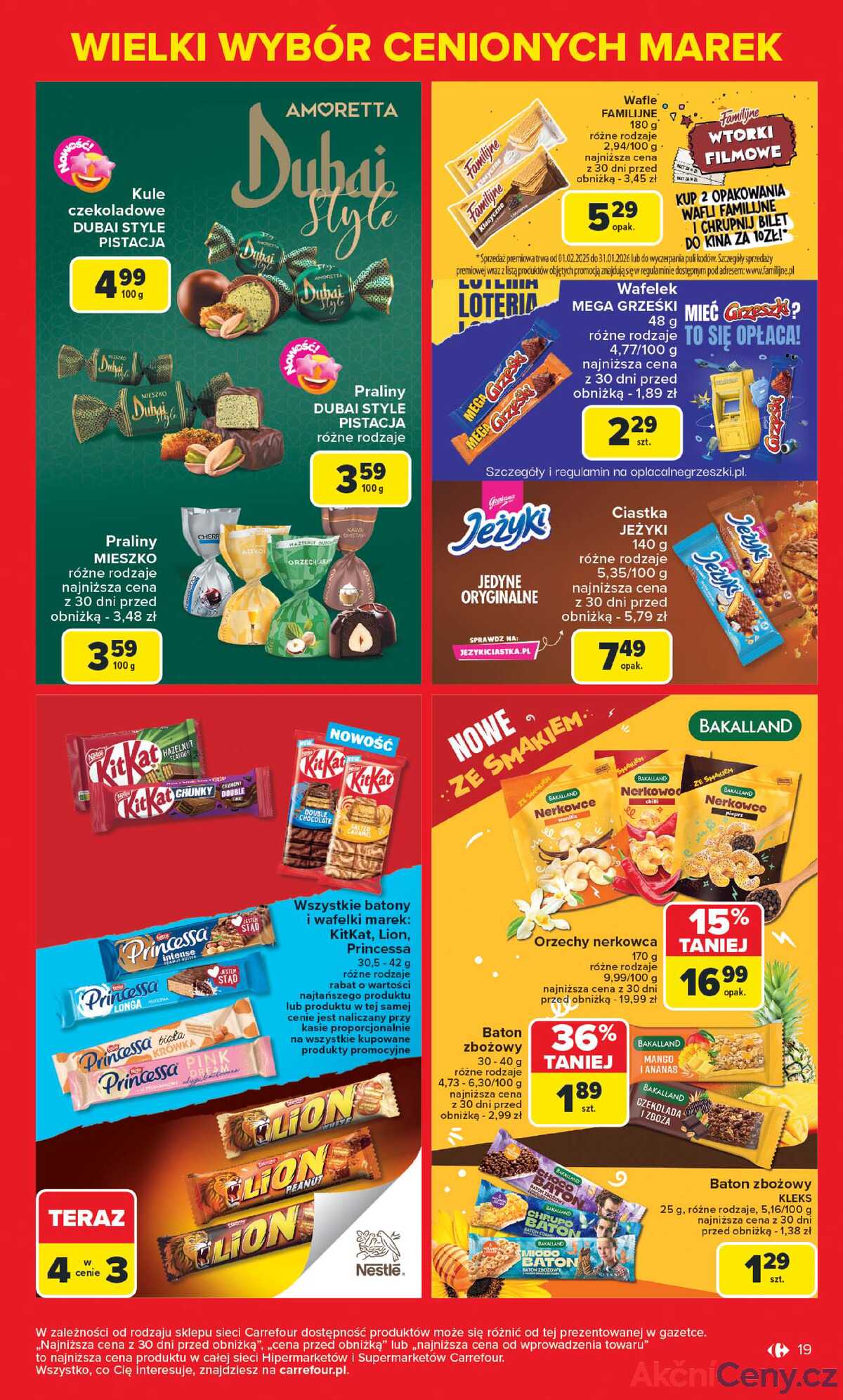 Leták Carrefour Polsko 5.5.-17.5.2025 - Známé značky, výhodné ceny strana 19