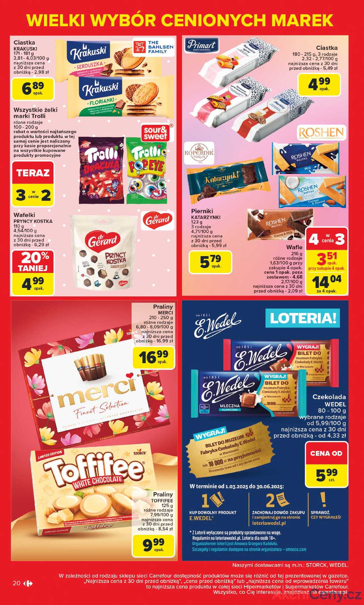 Leták Carrefour Polsko 5.5.-17.5.2025 - Známé značky, výhodné ceny strana 20