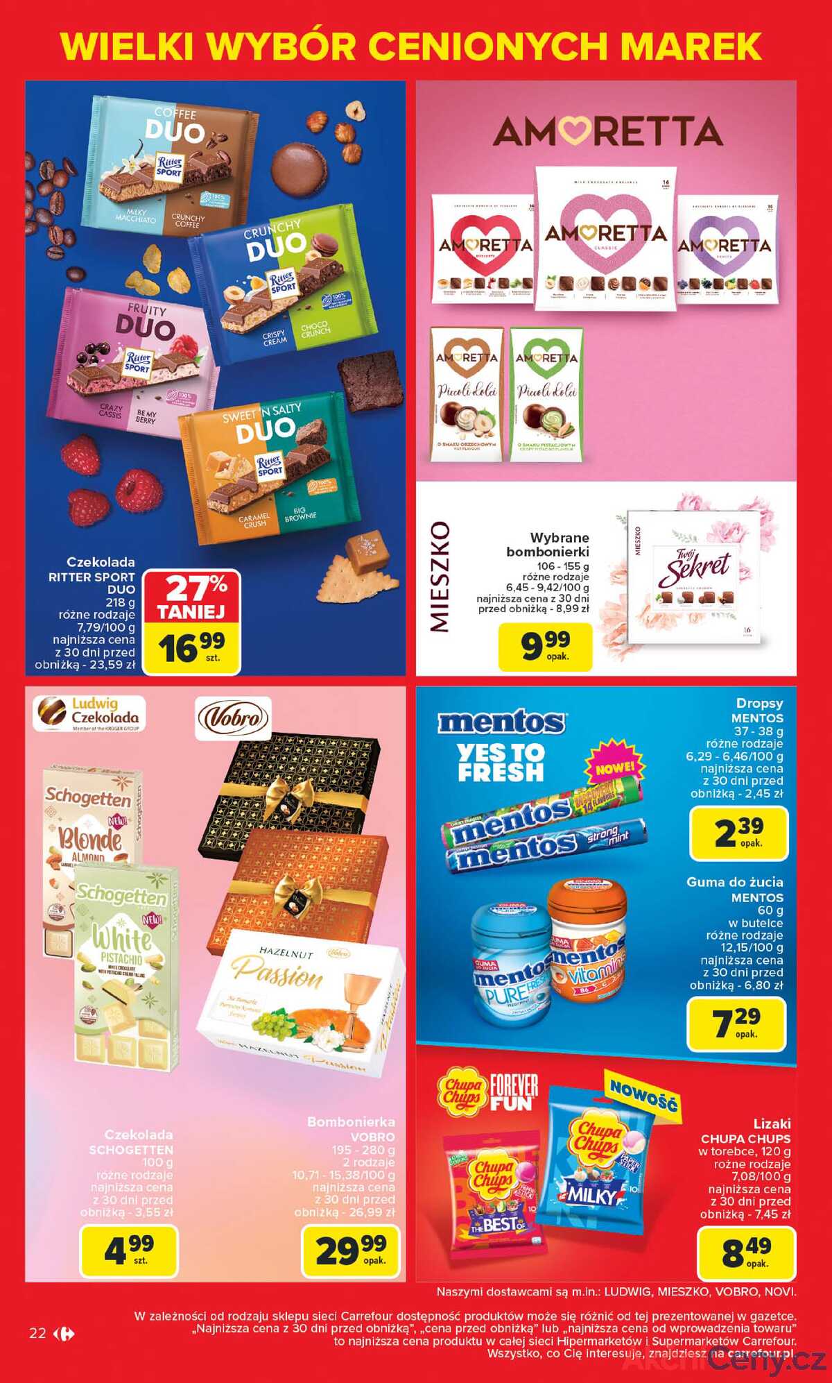 Leták Carrefour Polsko 5.5.-17.5.2025 - Známé značky, výhodné ceny strana 22