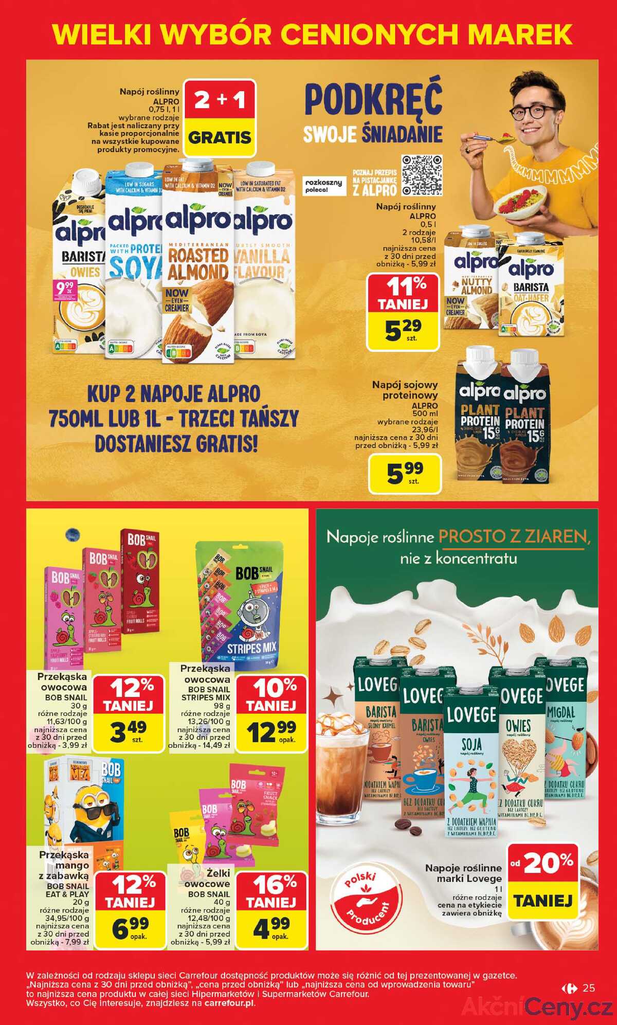 Leták Carrefour Polsko 5.5.-17.5.2025 - Známé značky, výhodné ceny strana 25