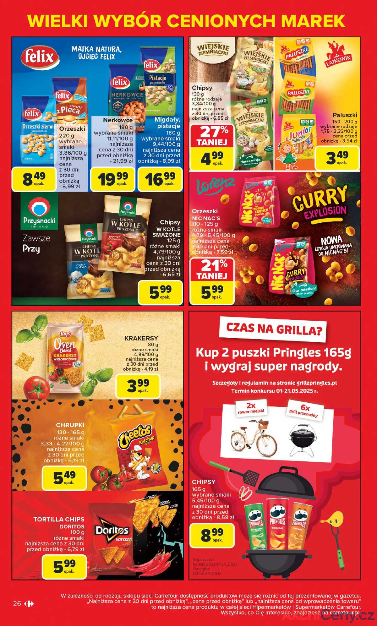 Leták Carrefour Polsko 5.5.-17.5.2025 - Známé značky, výhodné ceny strana 26