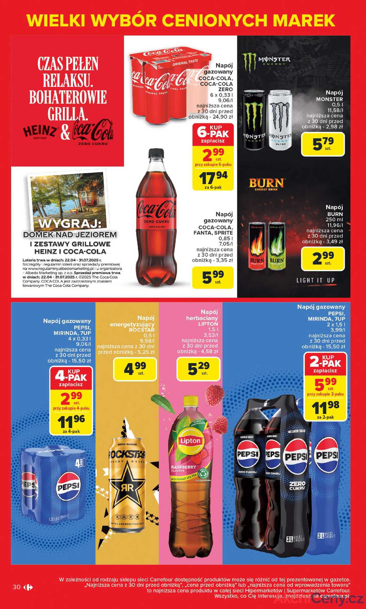Leták Carrefour Polsko 5.5.-17.5.2025 - Známé značky, výhodné ceny strana 30