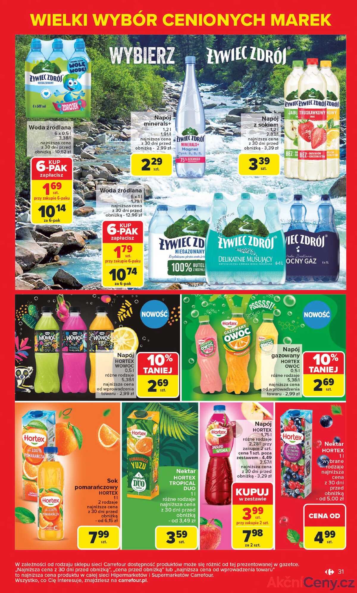 Leták Carrefour Polsko 5.5.-17.5.2025 - Známé značky, výhodné ceny strana 31