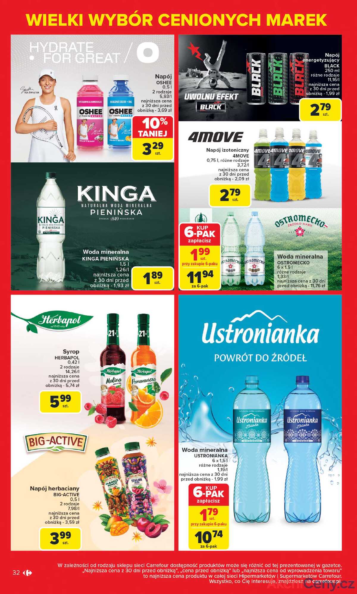 Leták Carrefour Polsko 5.5.-17.5.2025 - Známé značky, výhodné ceny strana 32
