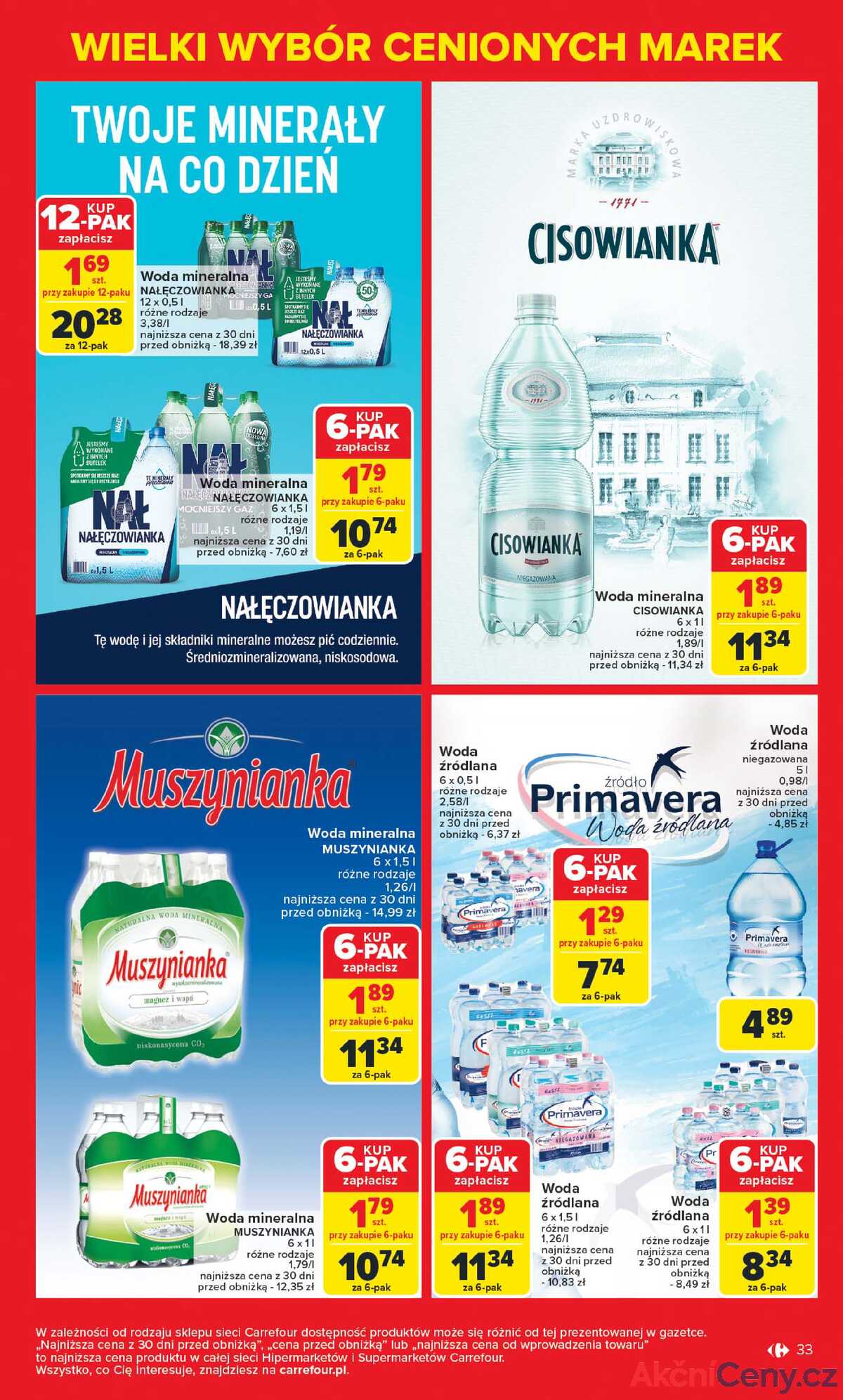 Leták Carrefour Polsko 5.5.-17.5.2025 - Známé značky, výhodné ceny strana 33