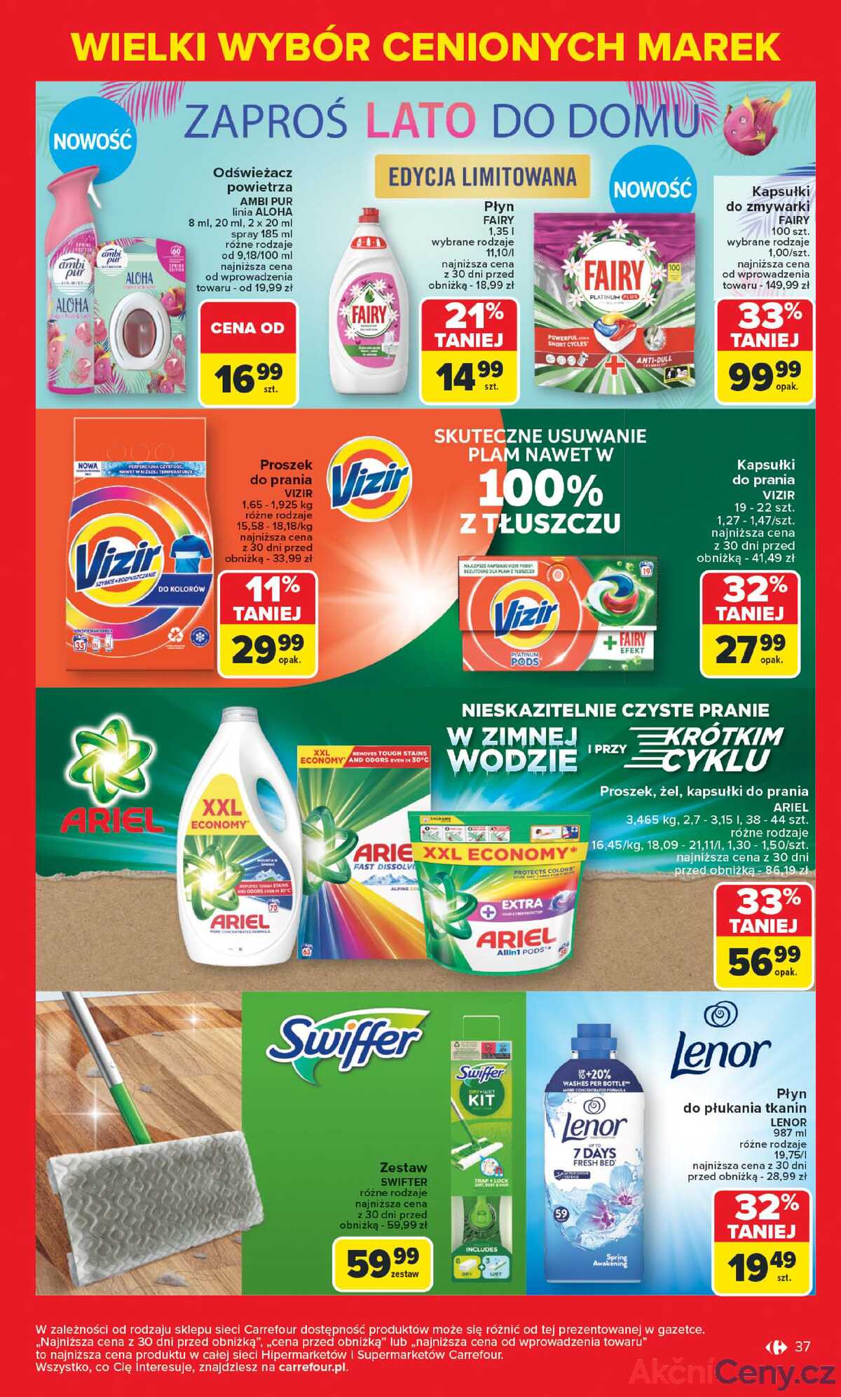 Leták Carrefour Polsko 5.5.-17.5.2025 - Známé značky, výhodné ceny strana 37