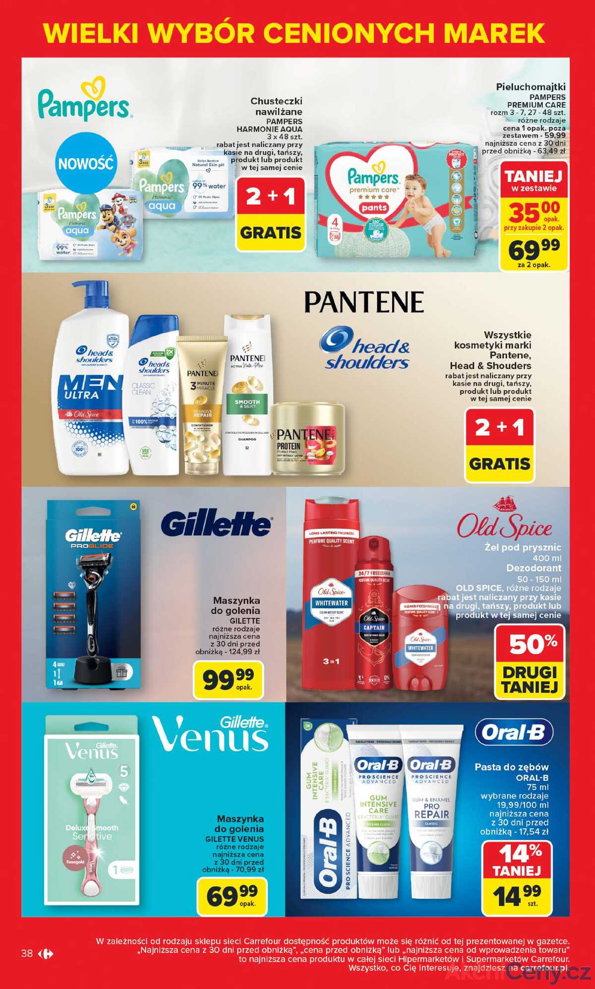 Leták Carrefour Polsko 5.5.-17.5.2025 - Známé značky, výhodné ceny strana 38