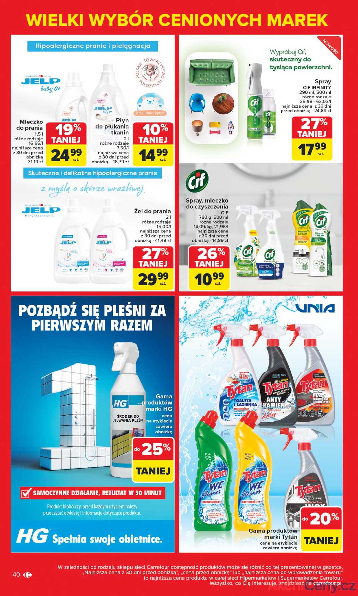 Leták Carrefour Polsko 5.5.-17.5.2025 - Známé značky, výhodné ceny strana 40