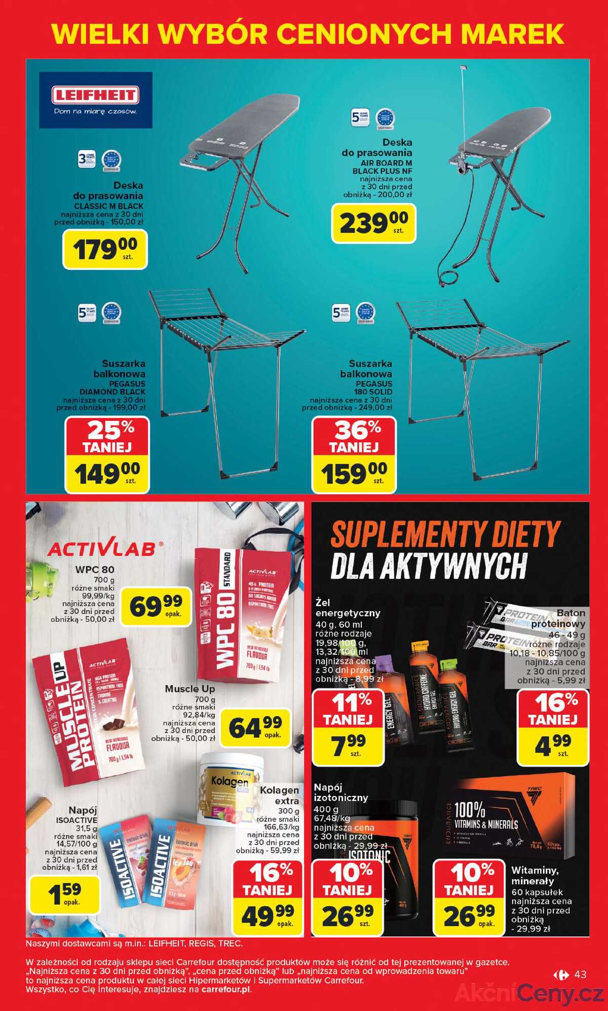 Leták Carrefour Polsko 5.5.-17.5.2025 - Známé značky, výhodné ceny strana 43