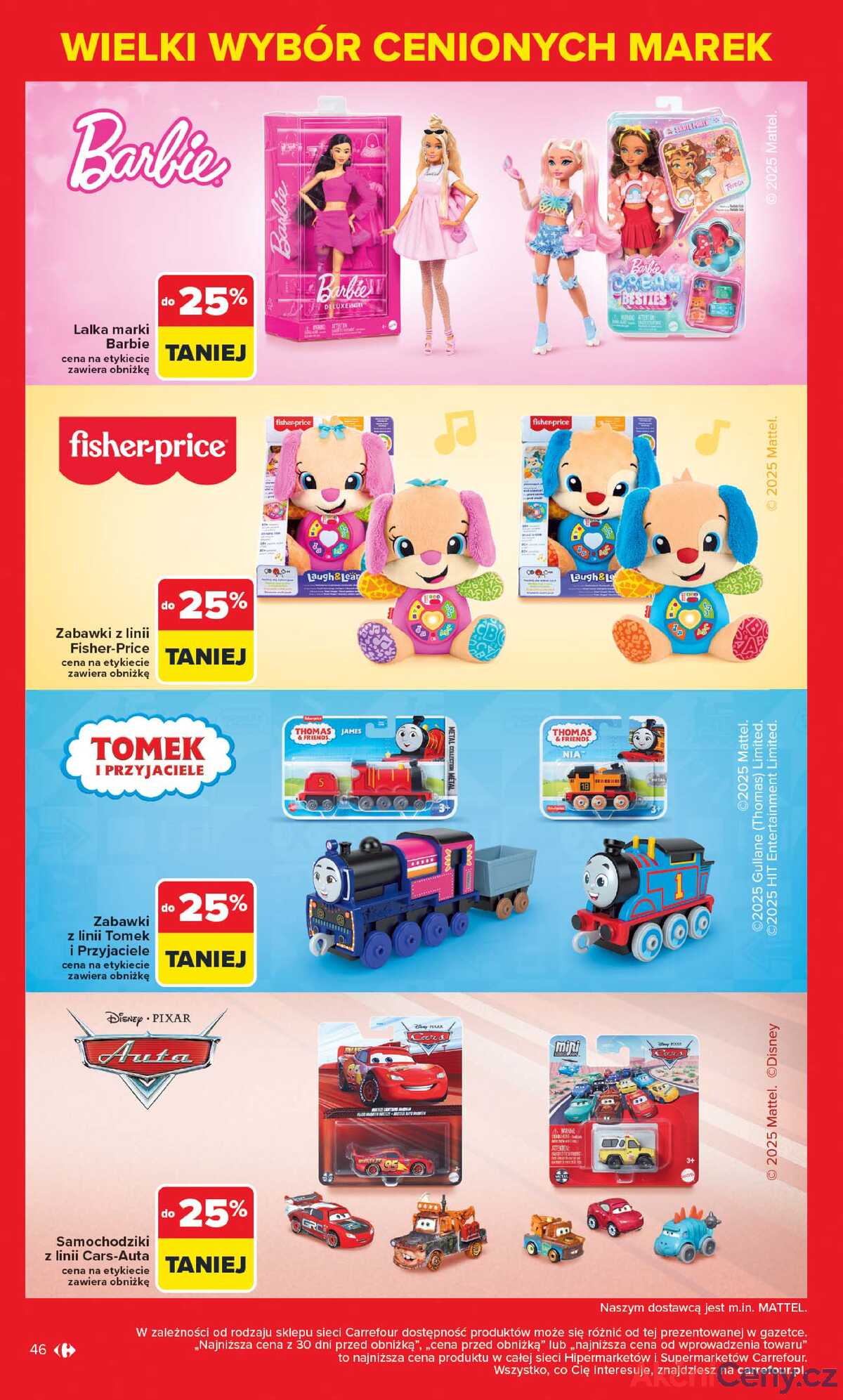 Leták Carrefour Polsko 5.5.-17.5.2025 - Známé značky, výhodné ceny strana 46