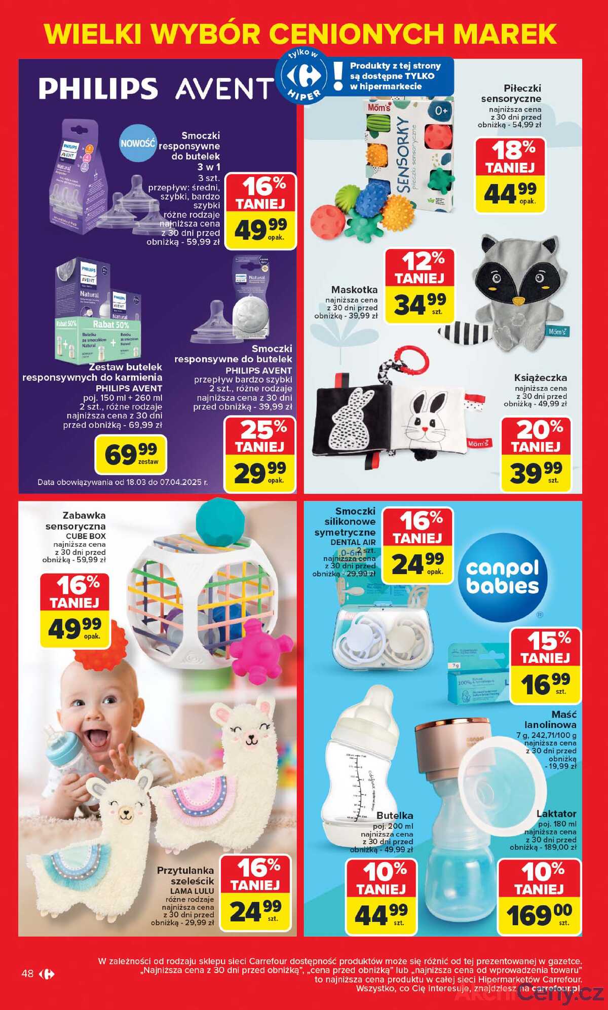 Leták Carrefour Polsko 5.5.-17.5.2025 - Známé značky, výhodné ceny strana 48