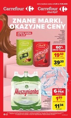 Leták Carrefour Polsko 5.5.-17.5.2025 - Známé značky, výhodné ceny