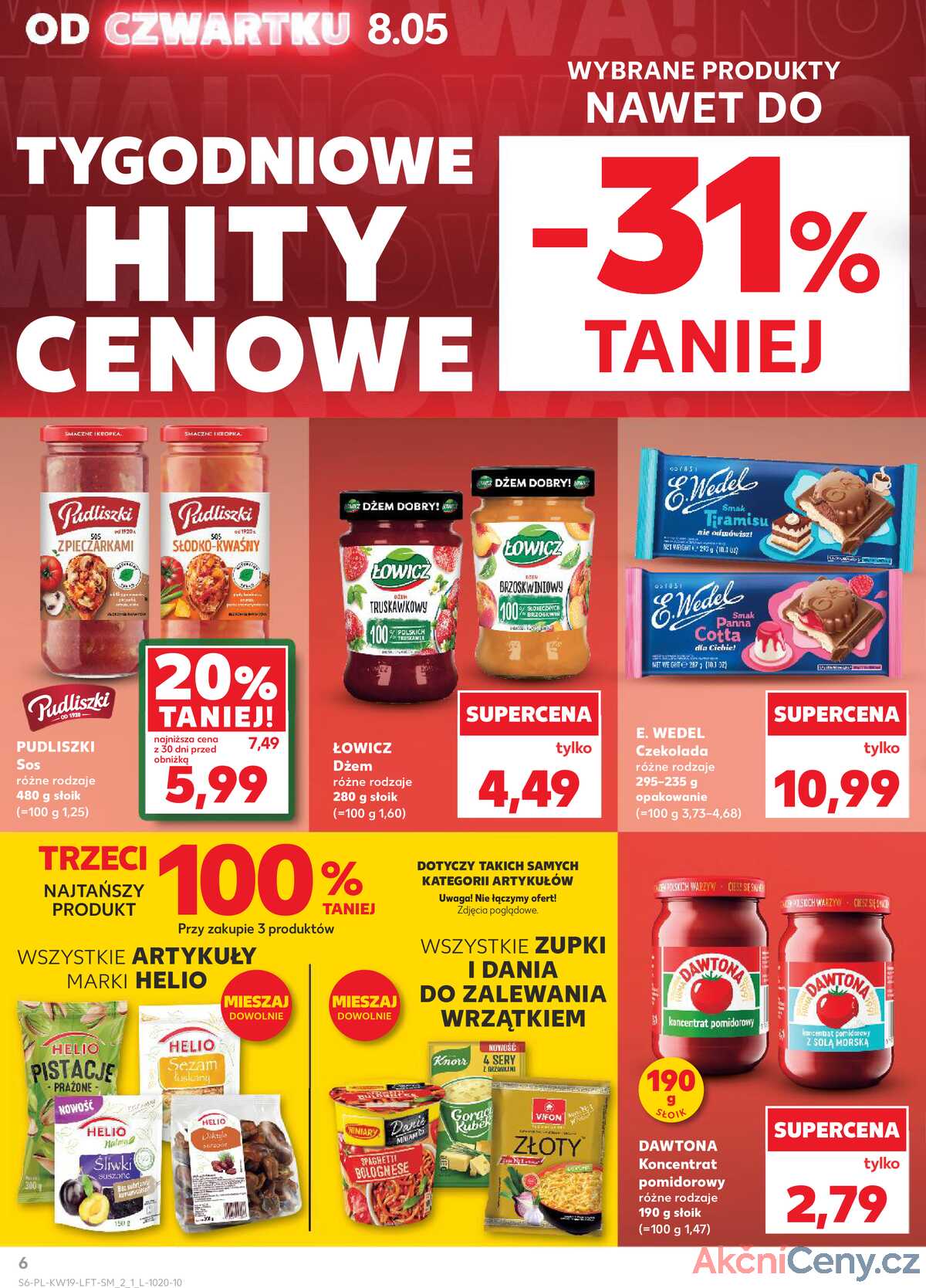 Leták Kaufland Polsko 8.5.-14.5.2025 - Noviny týdne strana 6