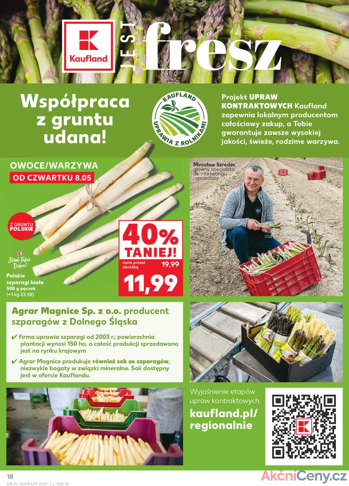 Leták Kaufland Polsko 8.5.-14.5.2025 - Noviny týdne strana 18