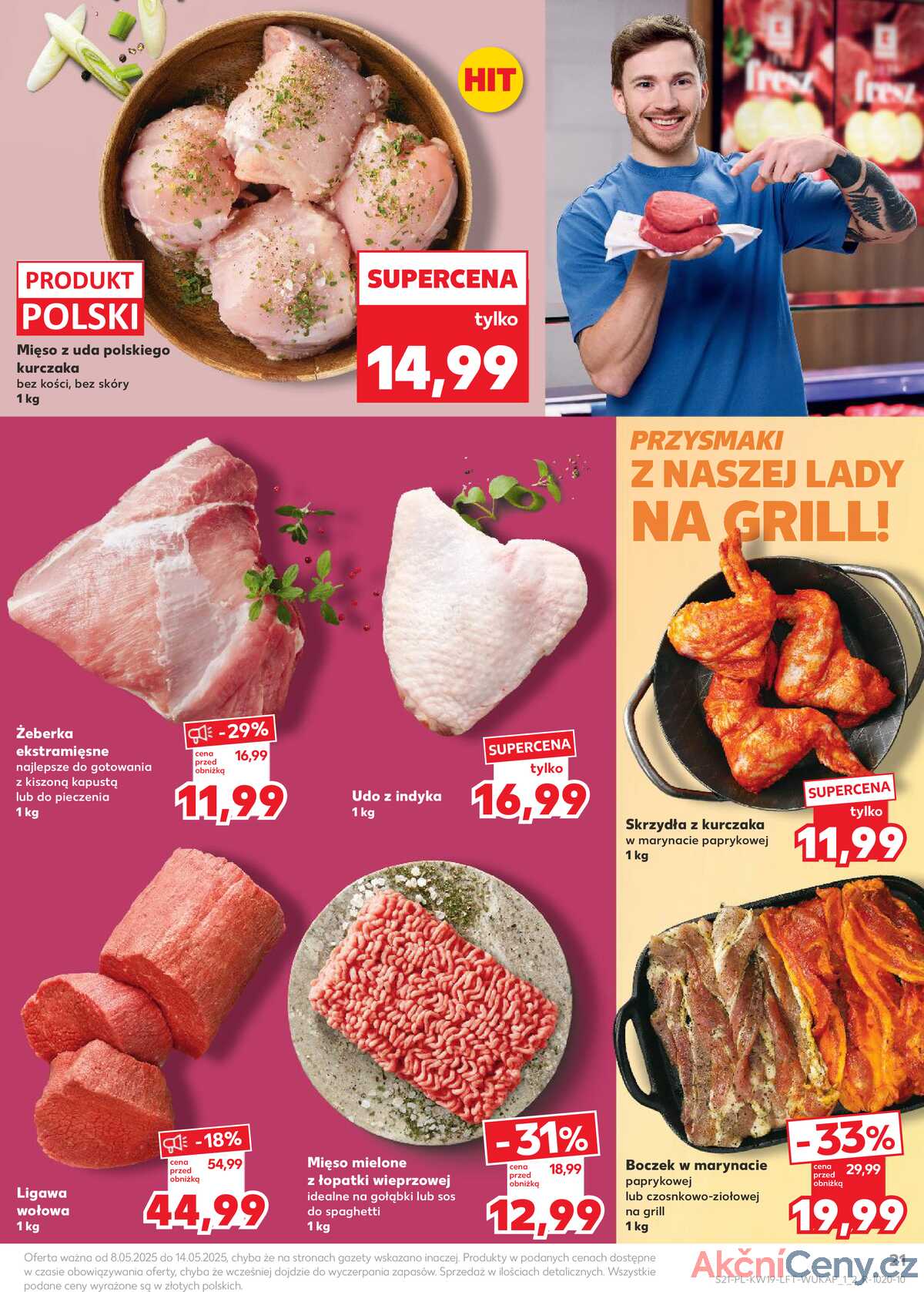 Leták Kaufland Polsko 8.5.-14.5.2025 - Noviny týdne strana 21