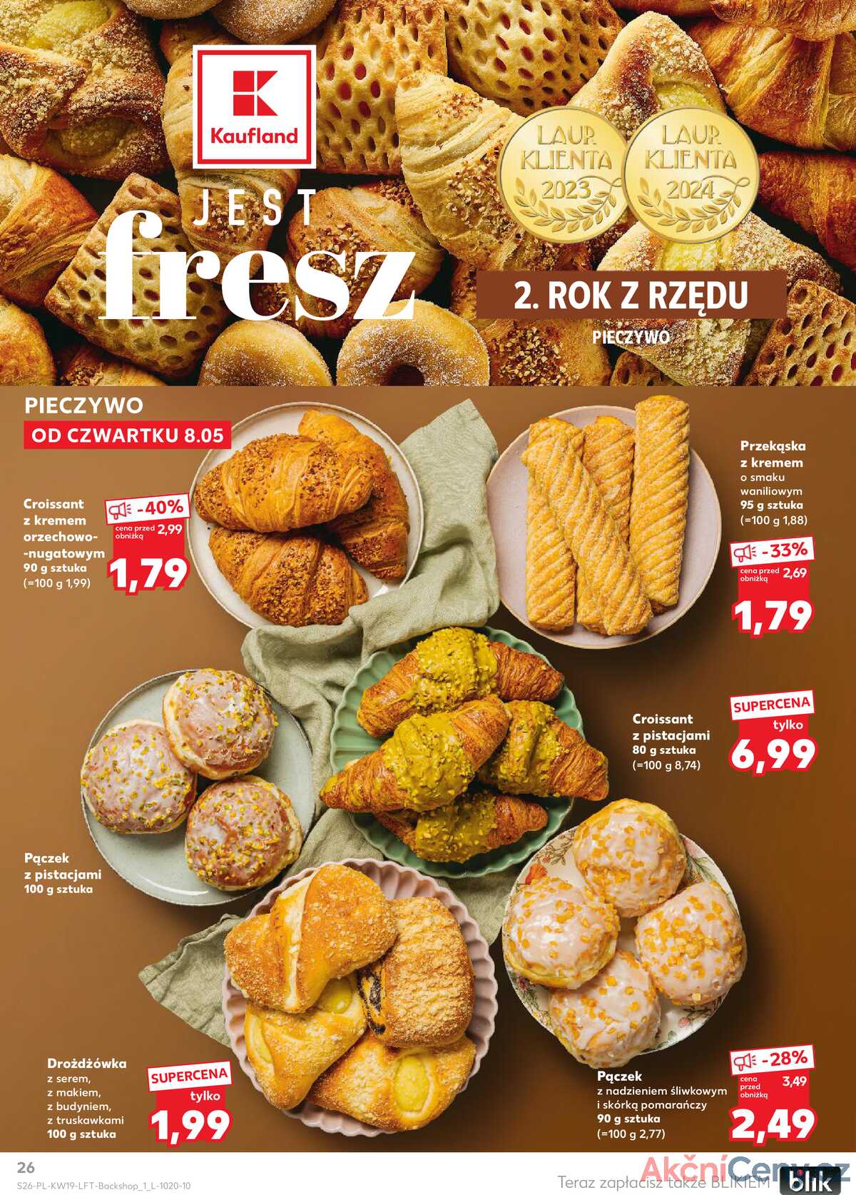 Leták Kaufland Polsko 8.5.-14.5.2025 - Noviny týdne strana 26
