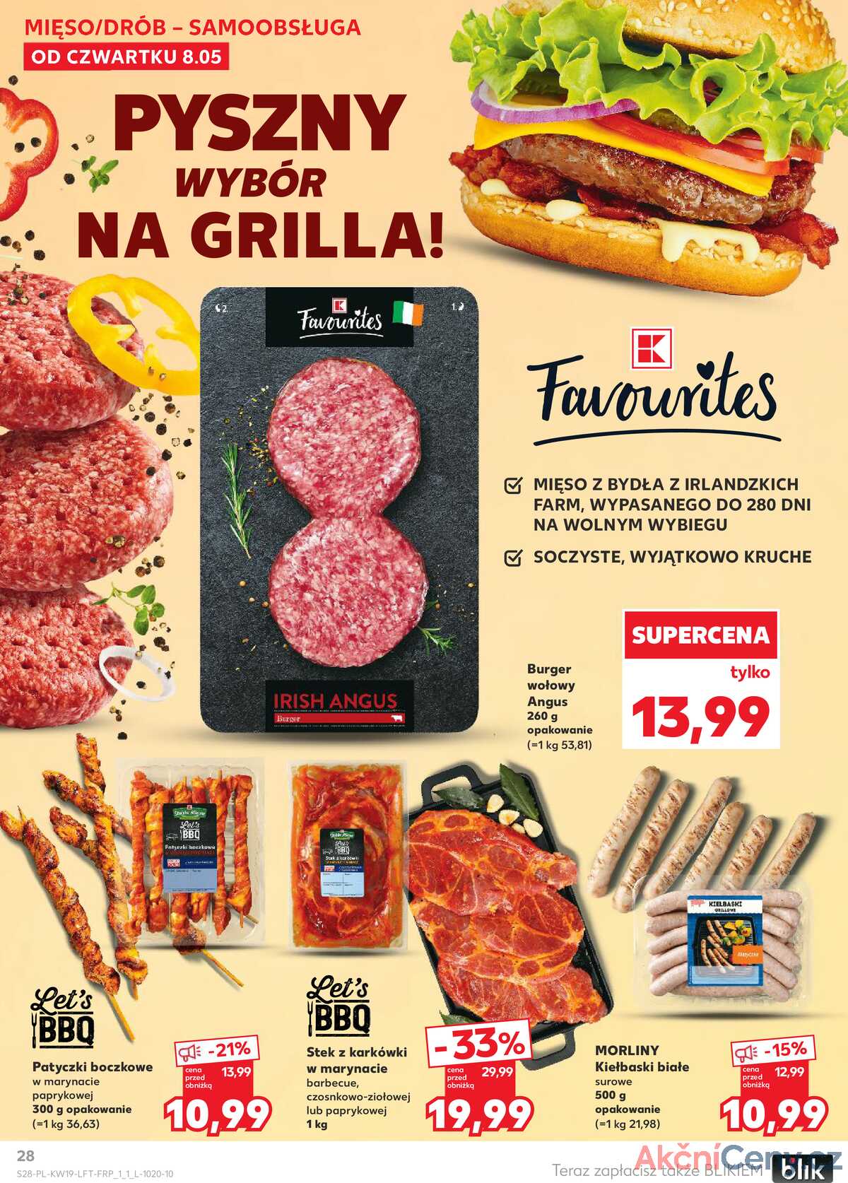 Leták Kaufland Polsko 8.5.-14.5.2025 - Noviny týdne strana 28